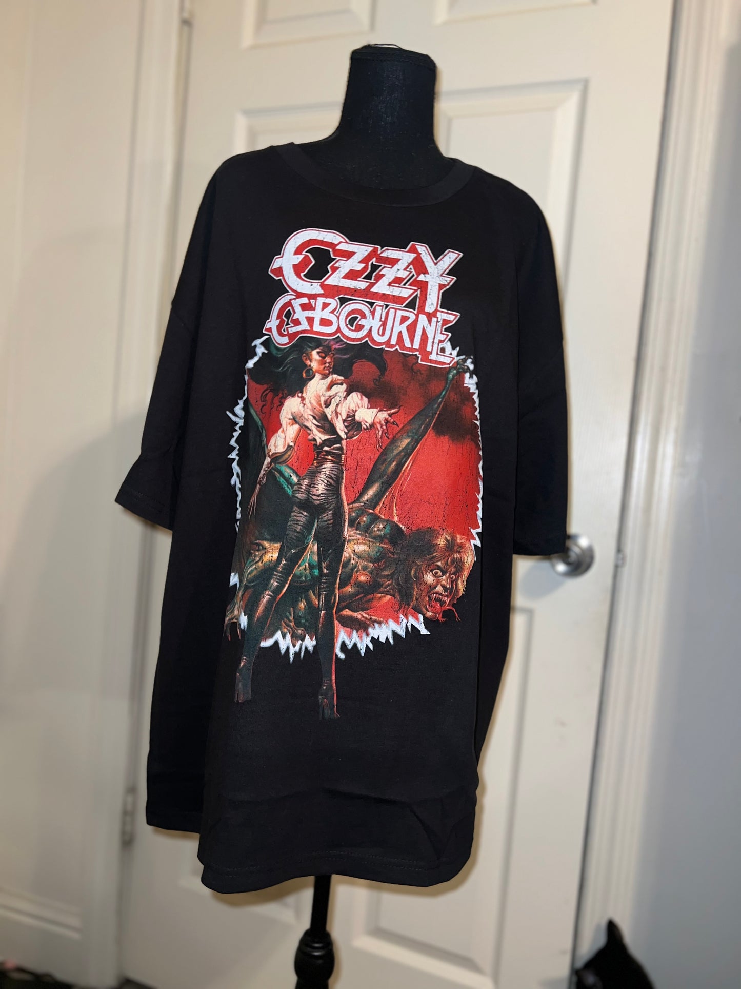 Ozzy Osbourne Oversized Distressed Tee