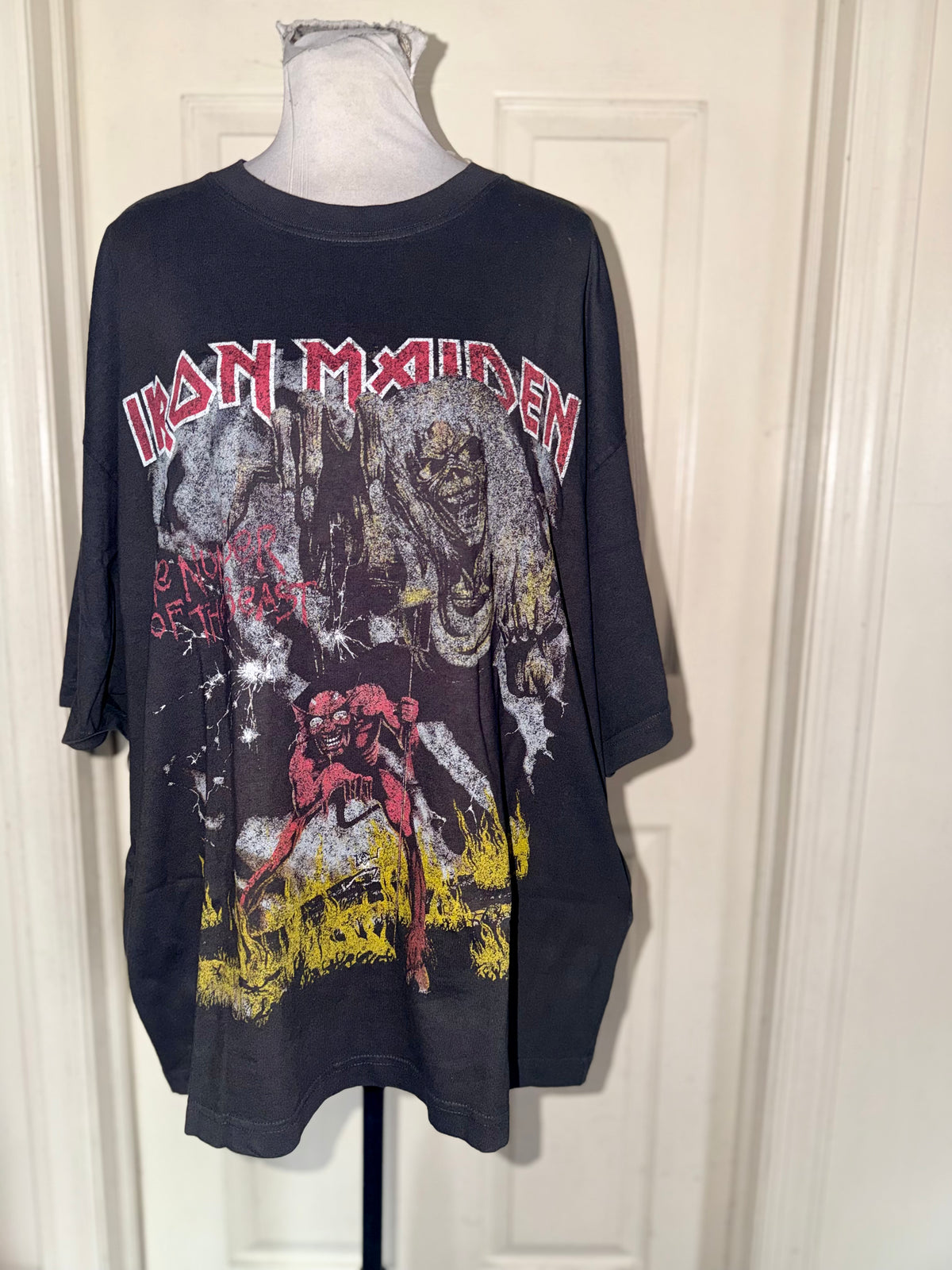 Iron Maiden Double Sided Oversized Tee