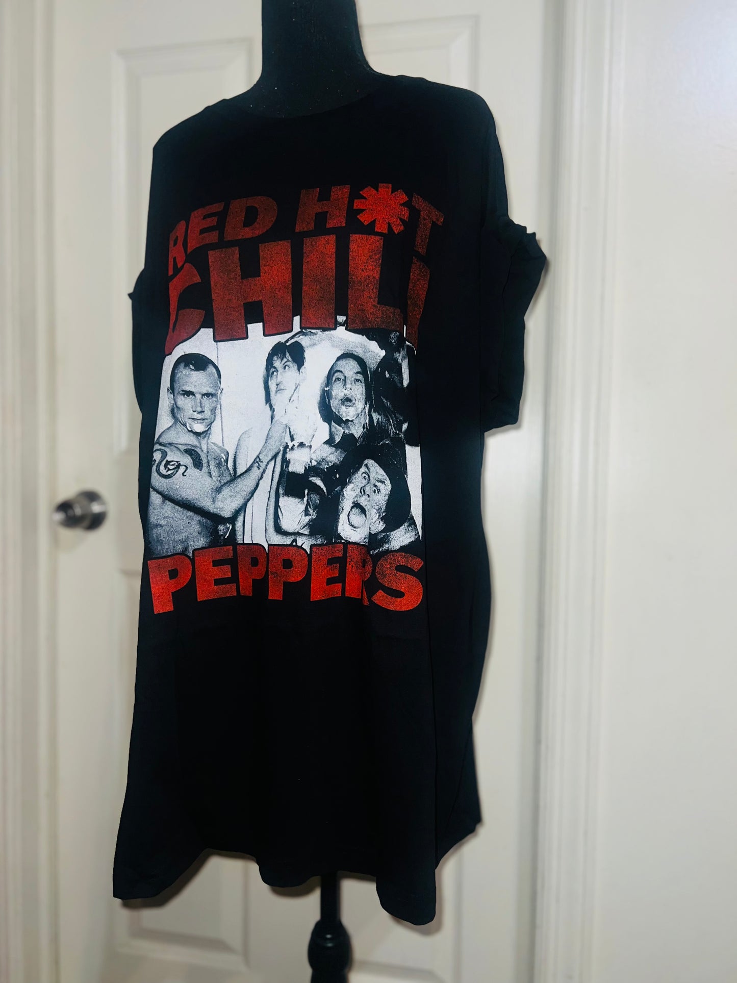 Red Hot Chili Peppers Oversized Distressed Tee