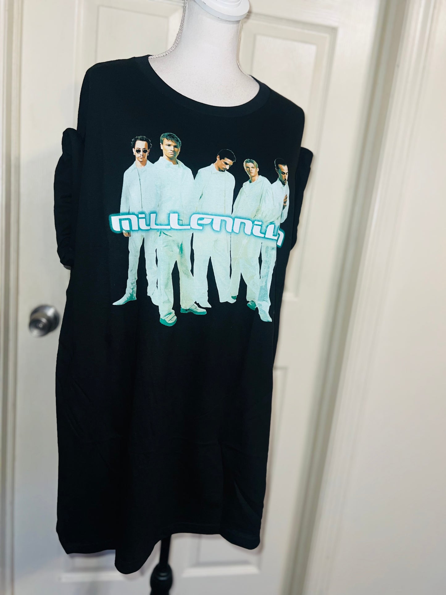 Backstreet Boys Oversized Distressed Tee