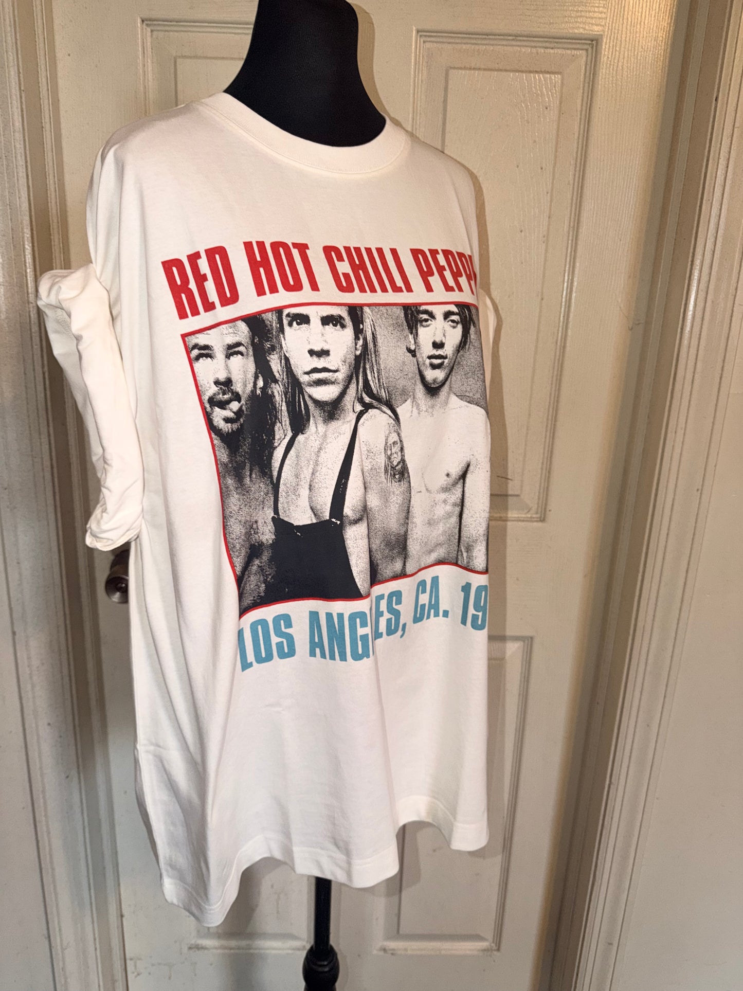 Red Hot Chili Peppers Oversized Distressed Tee