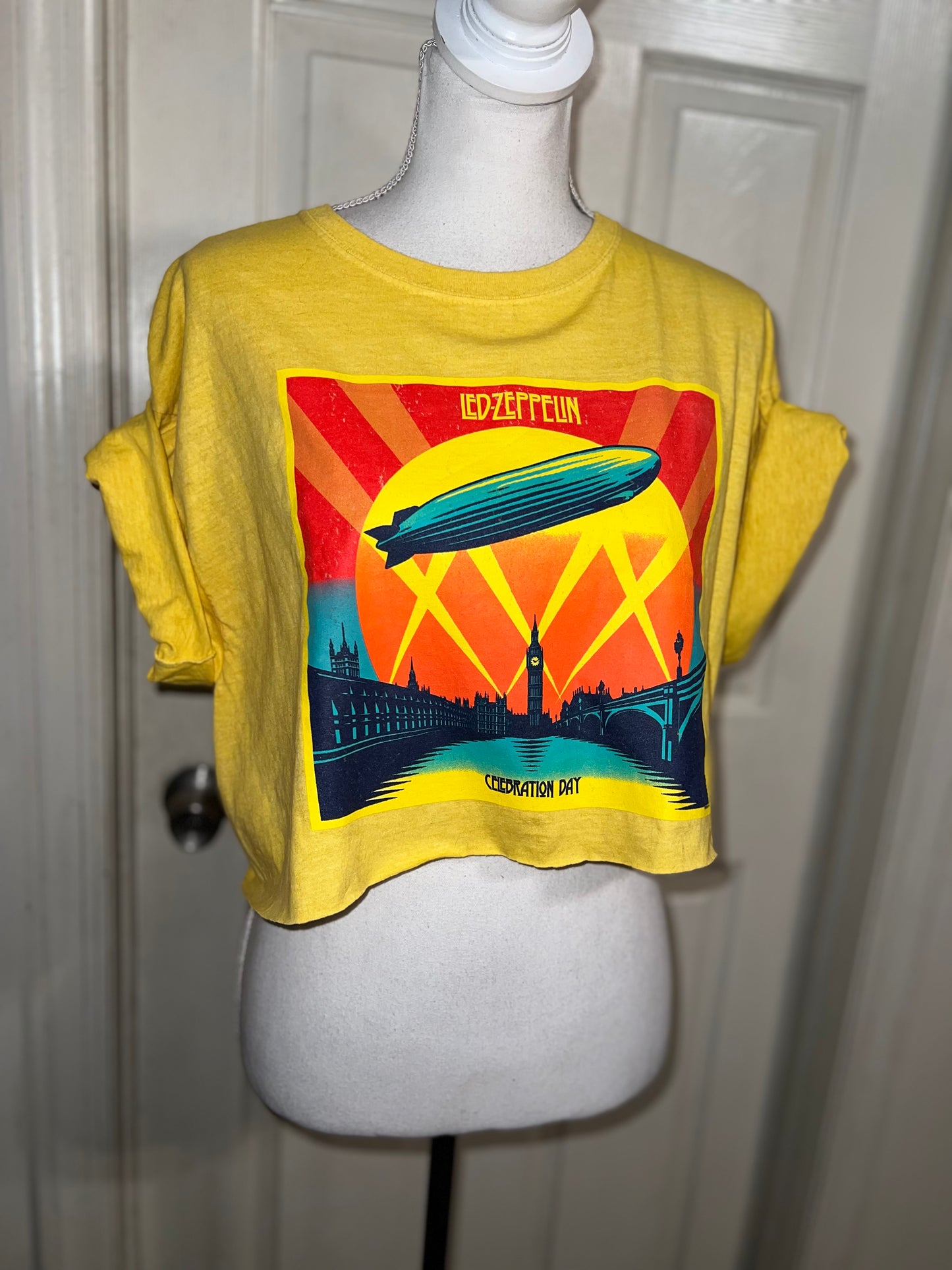 Led Zeppelin Blimp Oversized Distressed Tee