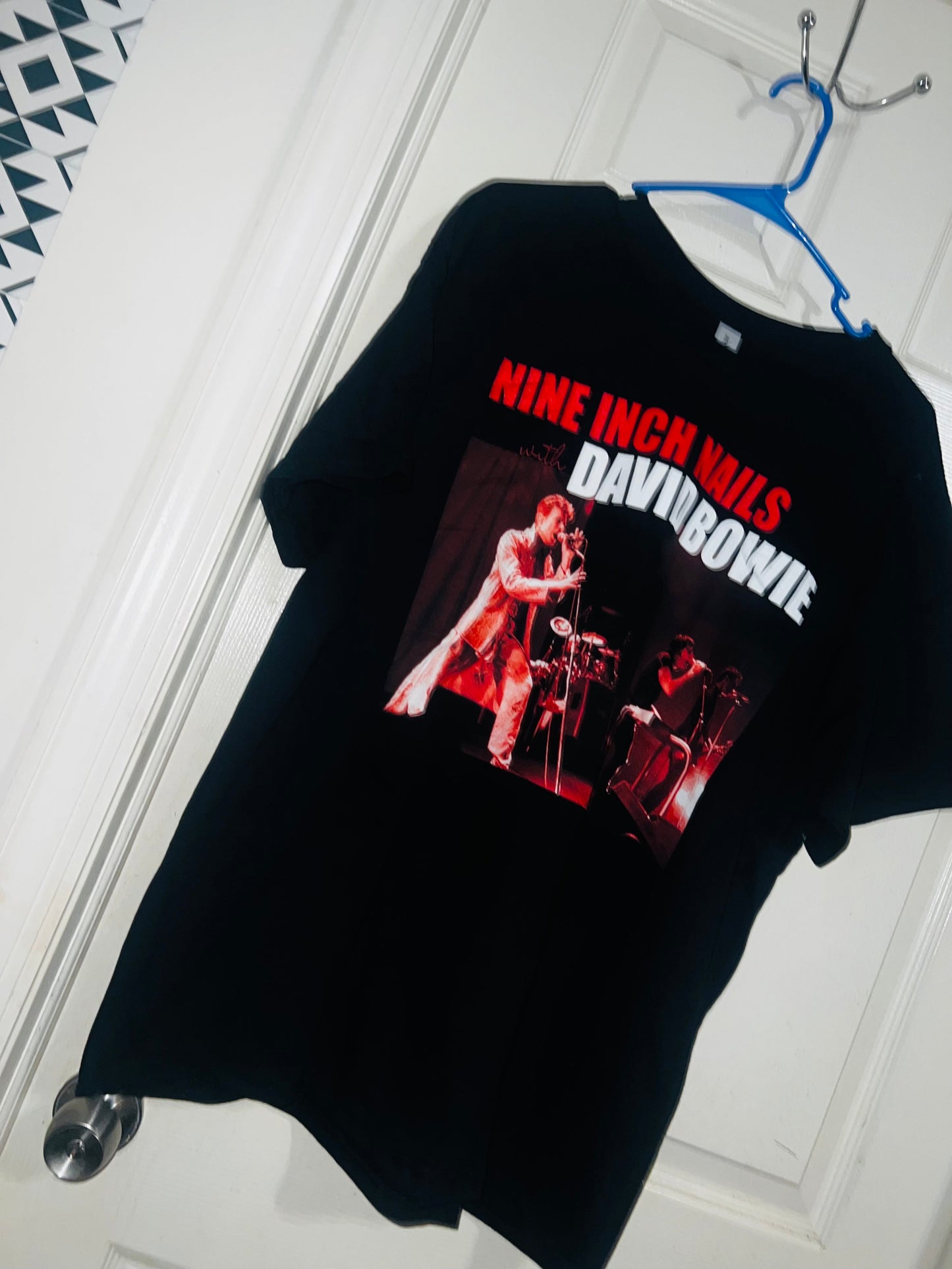 Nine Inch Nails and David Bowie Oversized Tee