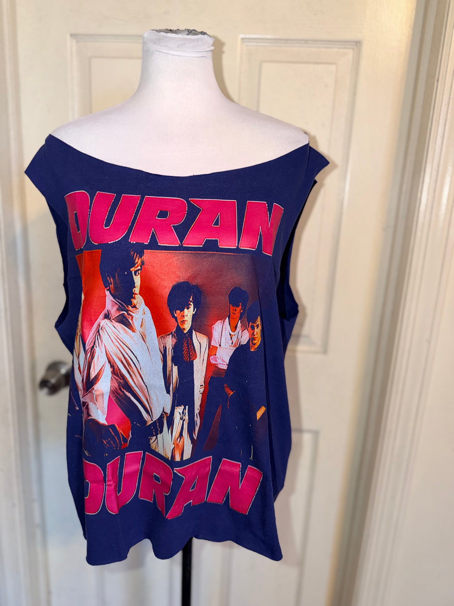 Duran Duran Oversized Distressed Tank