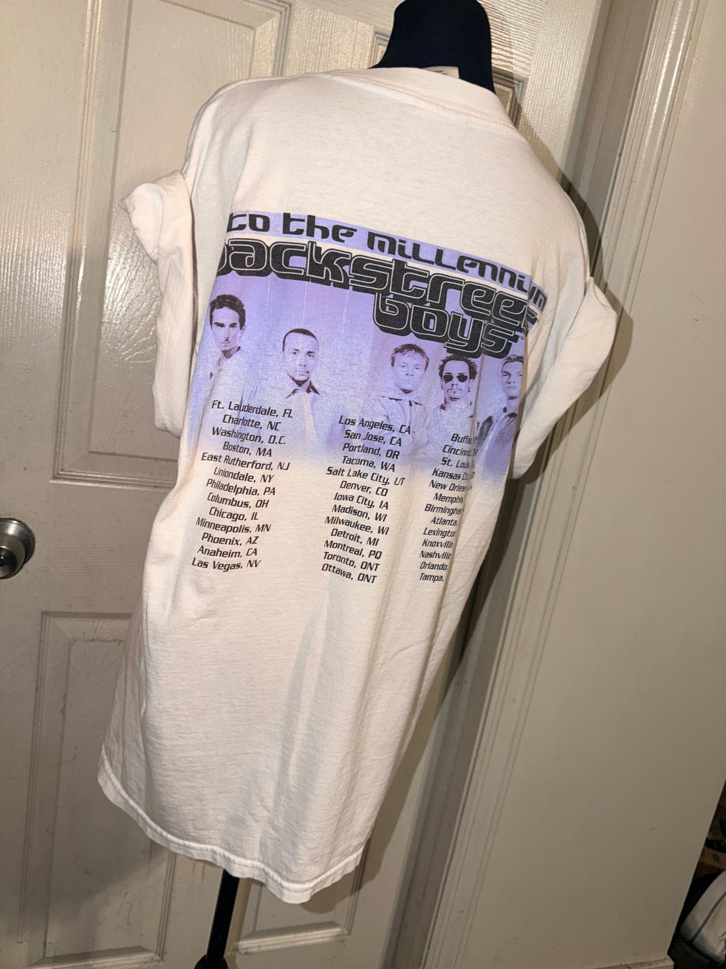 Backstreet Boys Vintage Double Sided Distressed Tee