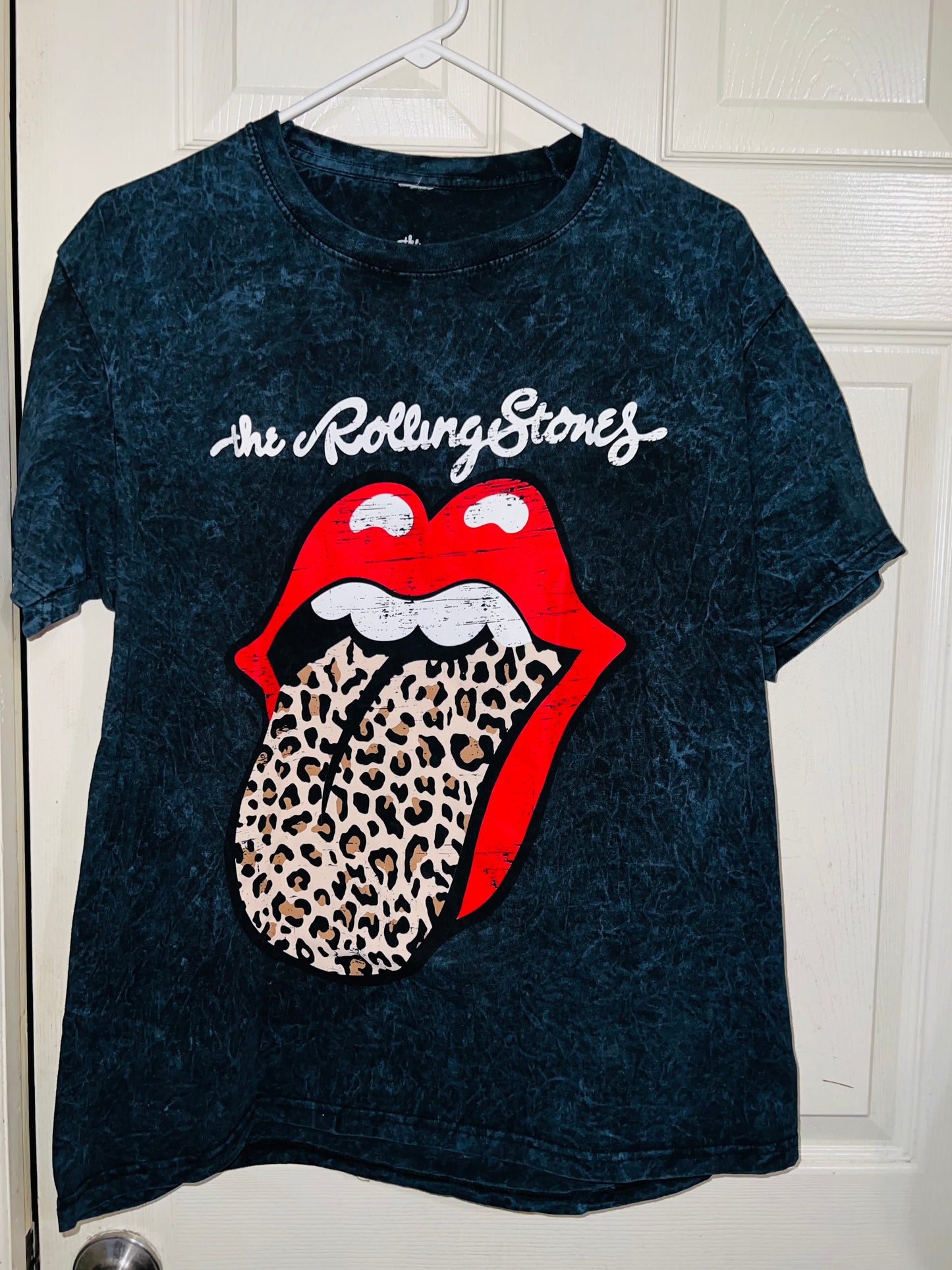 The Rolling Stones Cheetah Oversized Distressed Tee