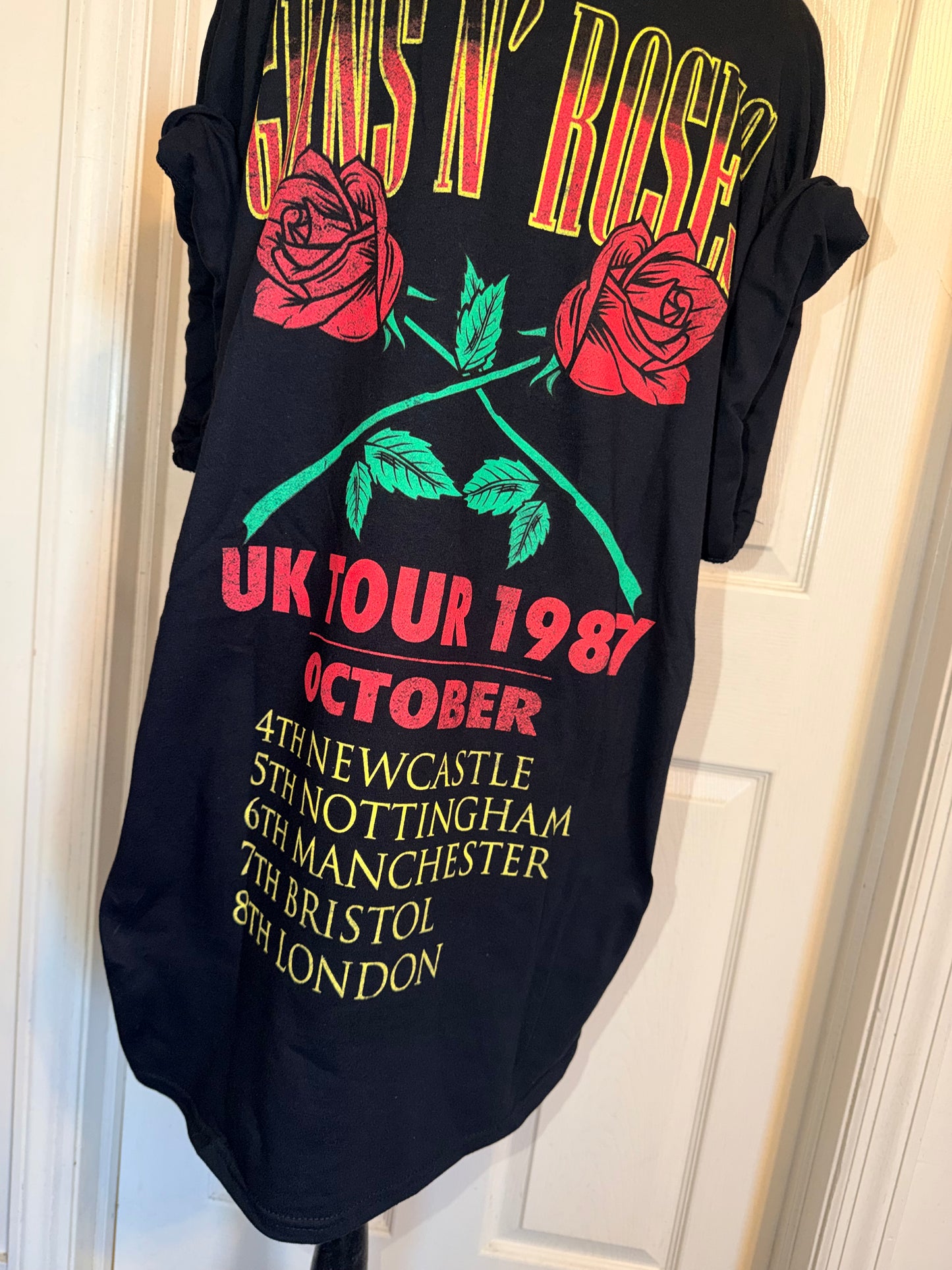 Guns N’ Roses Double Sided Oversized Distressed Tee