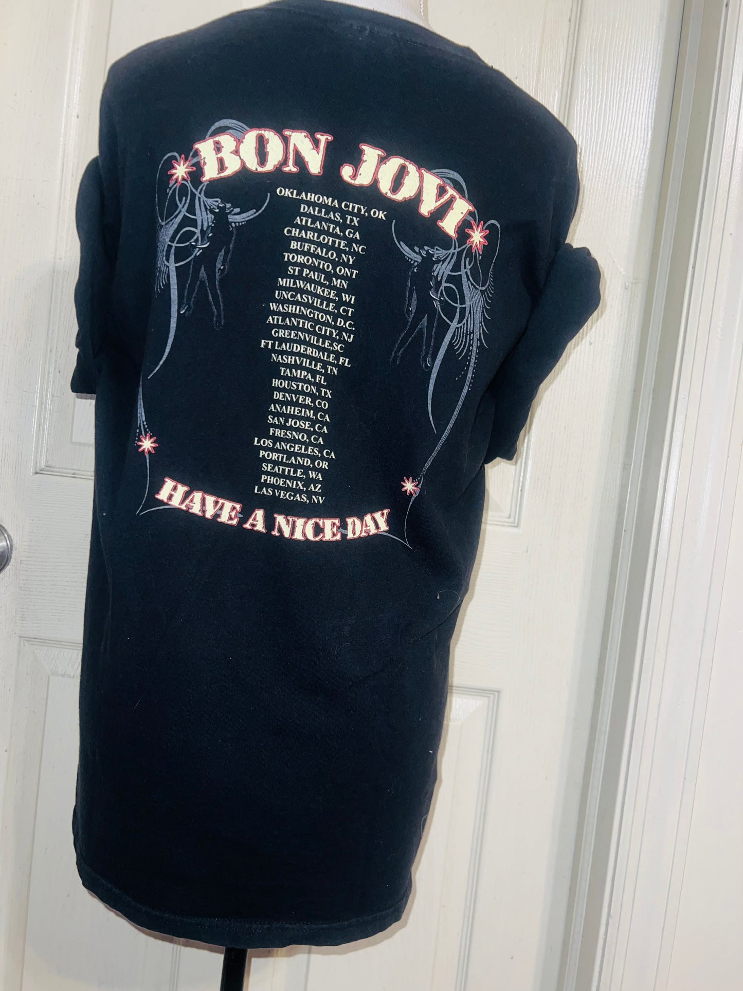 Bon Jovi Vintage Double Sided Tour Tee