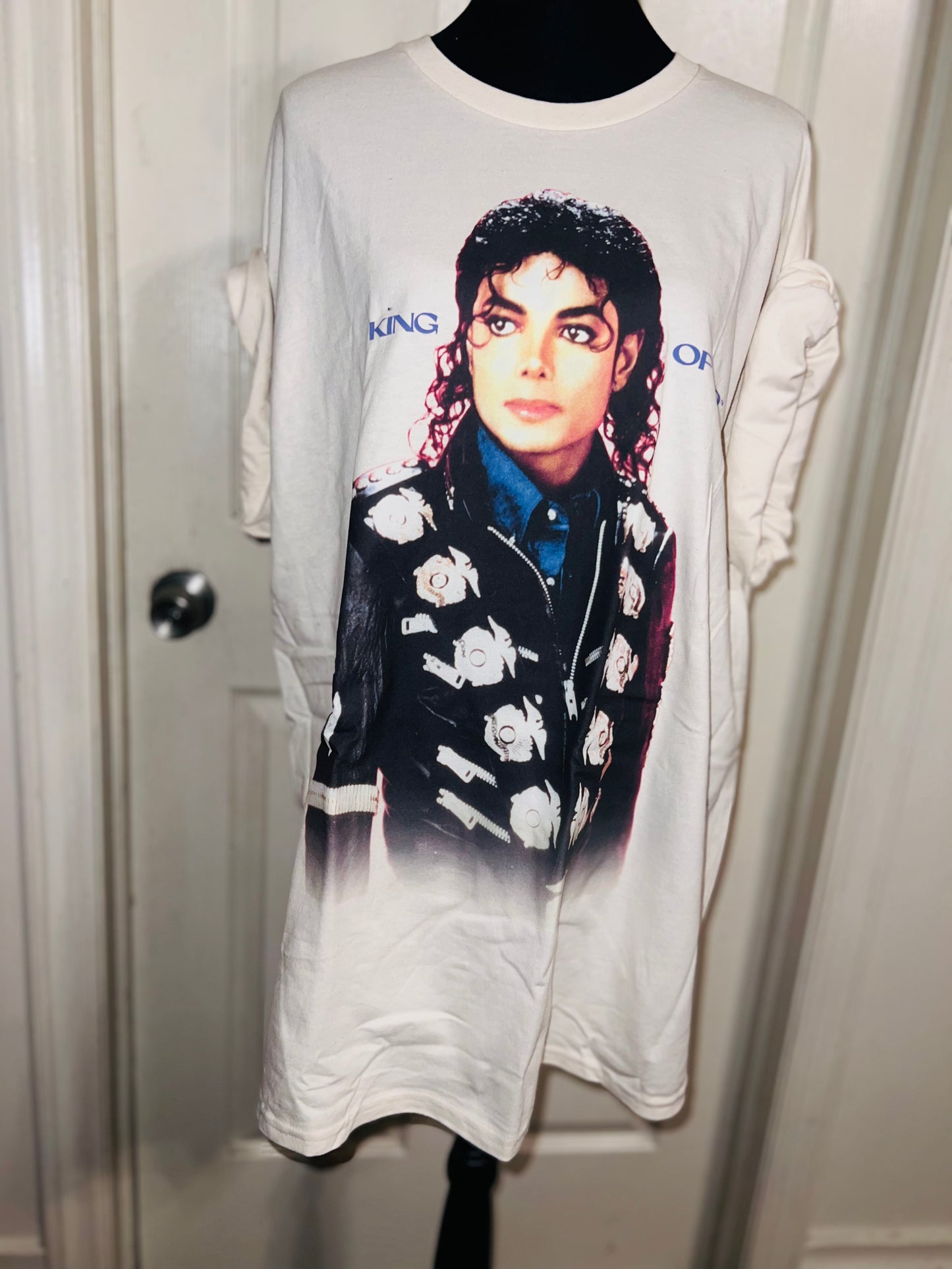 Michael Jackson Oversized Distressed Tee