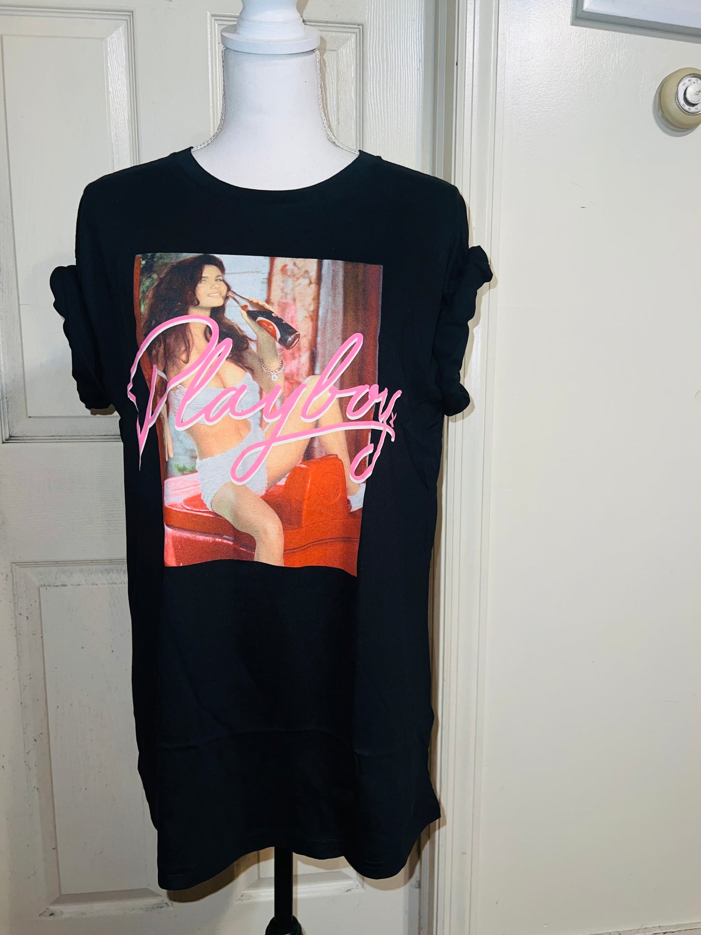 Playboy 1993 Cover Oversized Distressed Tee