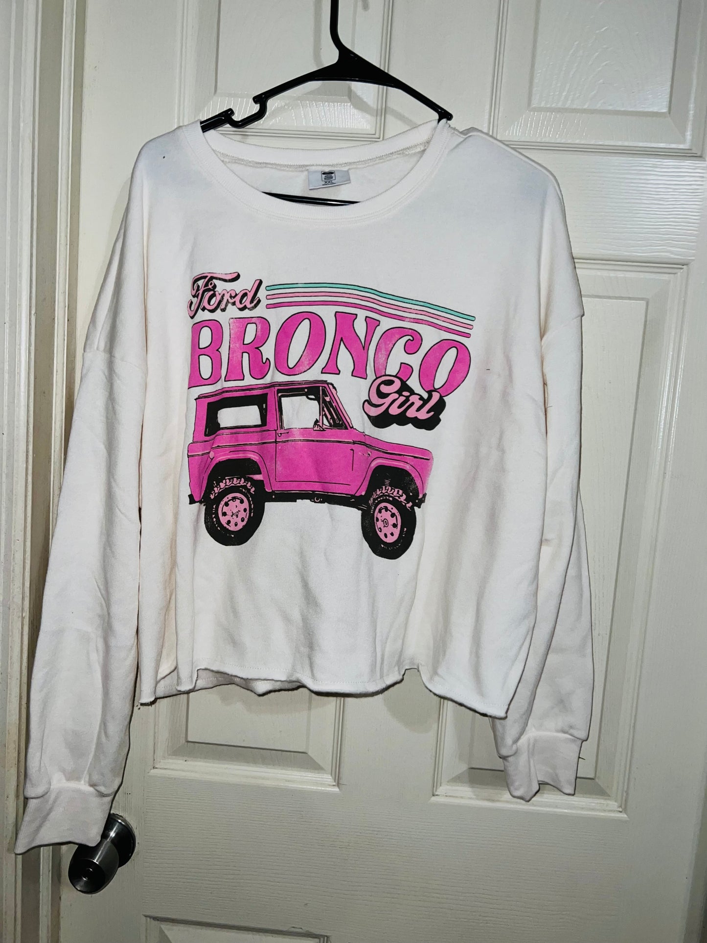 Ford Bronco Oversized Distressed Sweatshirt
