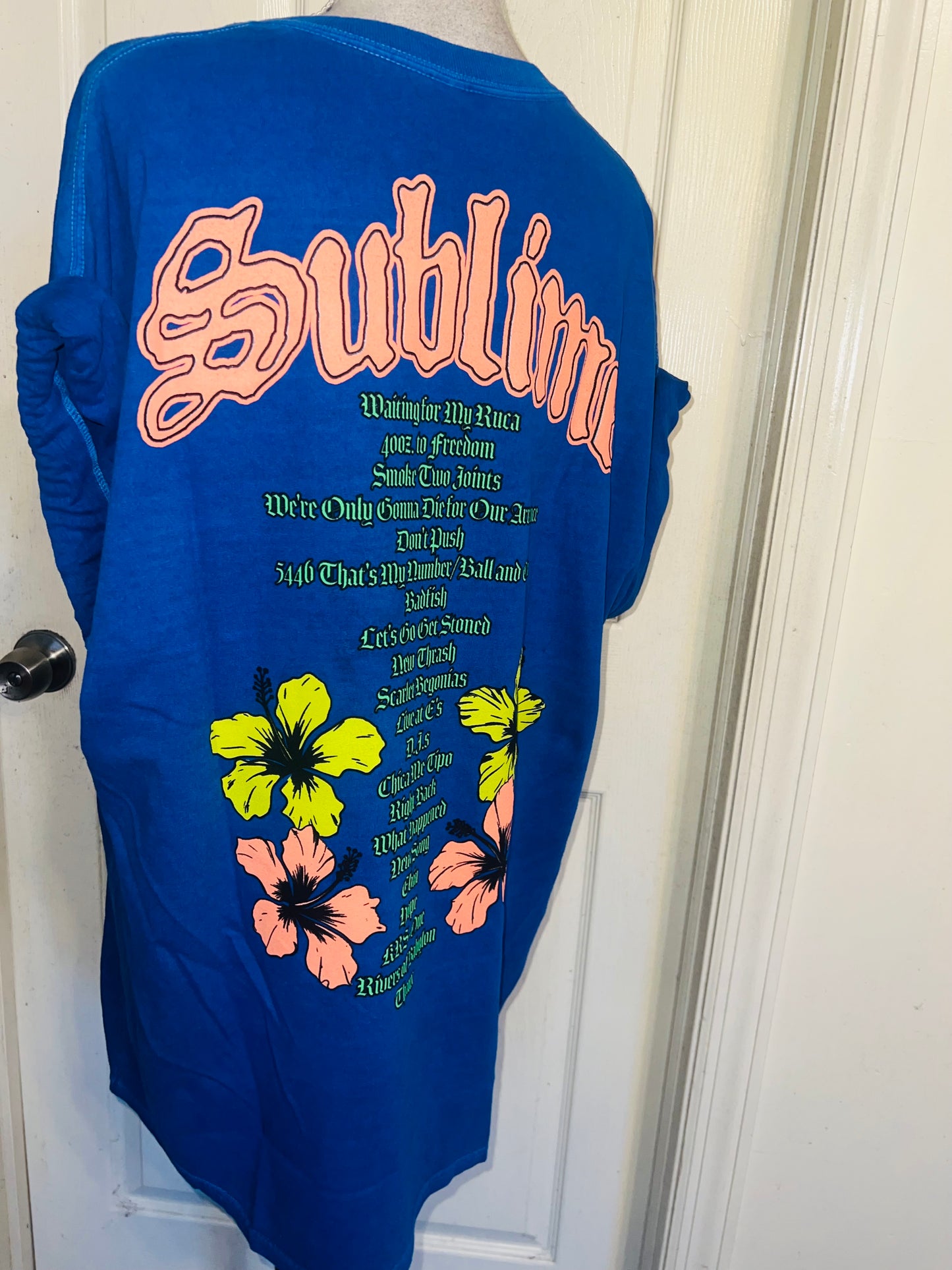 Sublime Double Sided Oversized Distressed Tee