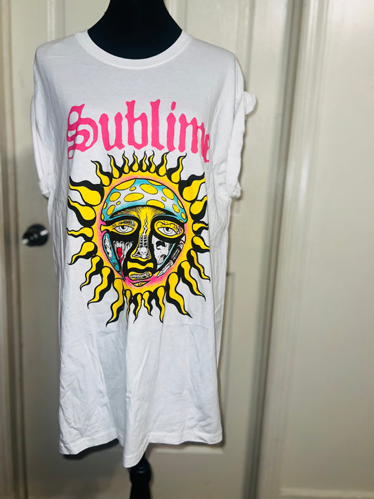 Sublime Oversized Distressed Tee