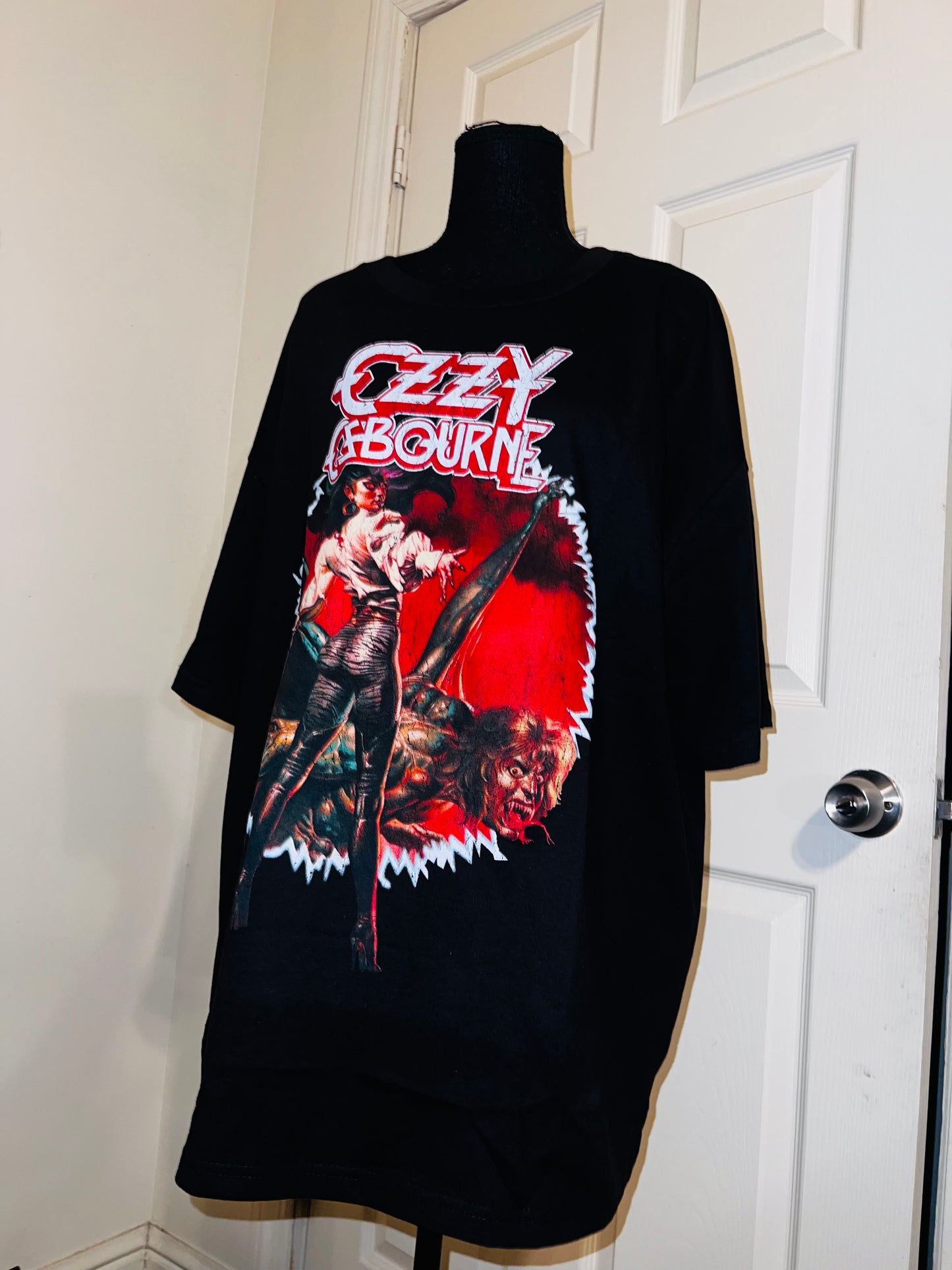 Ozzy Osbourne Oversized Distressed Tee