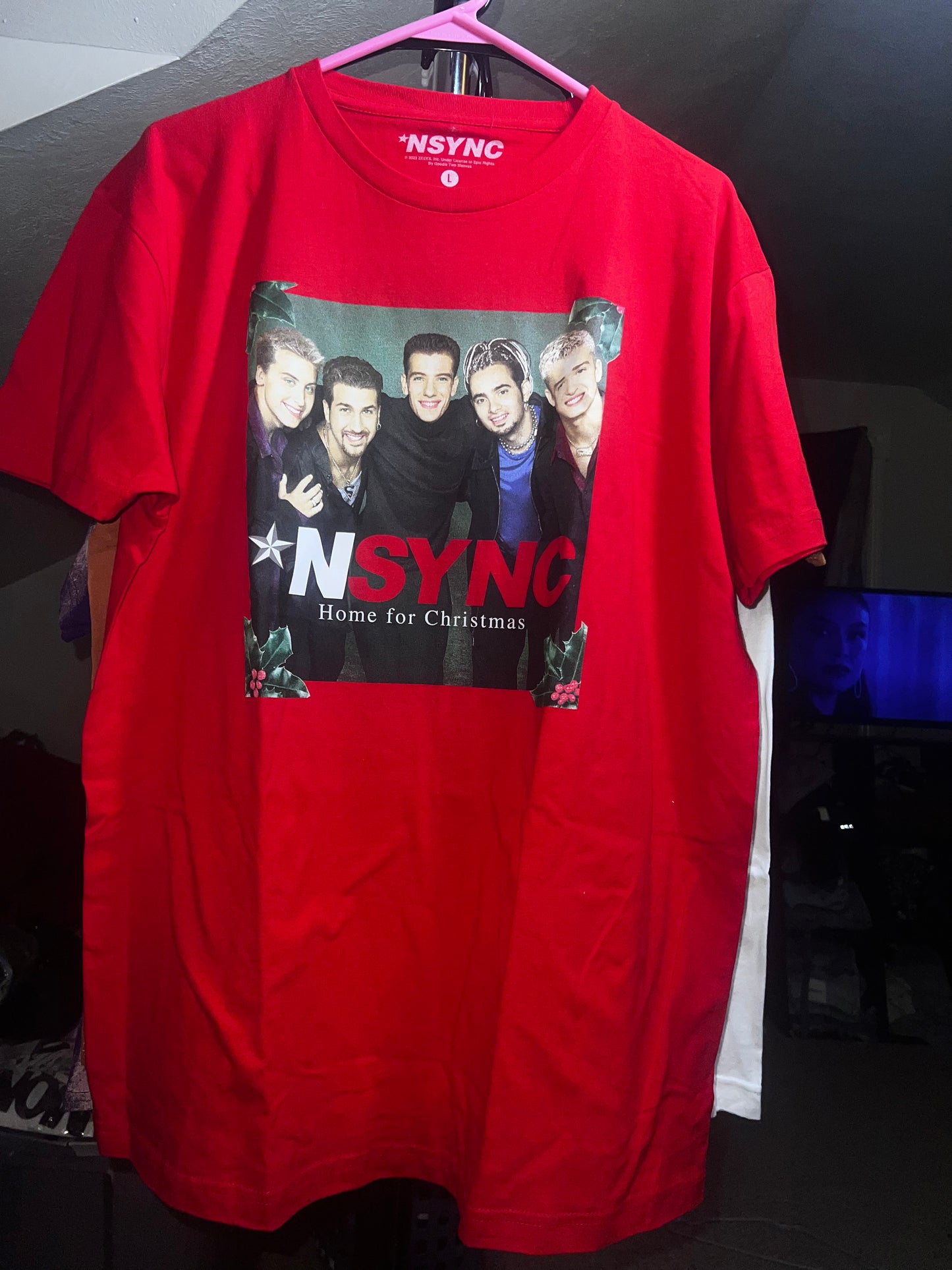 NSYNC Home for Christmas Oversized Tee