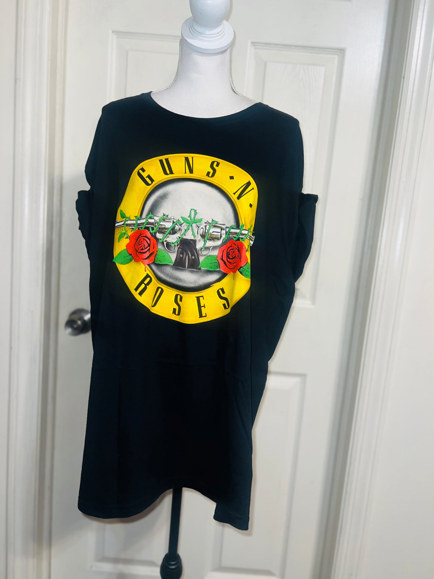 Guns n Roses Oversized Distressed Tee