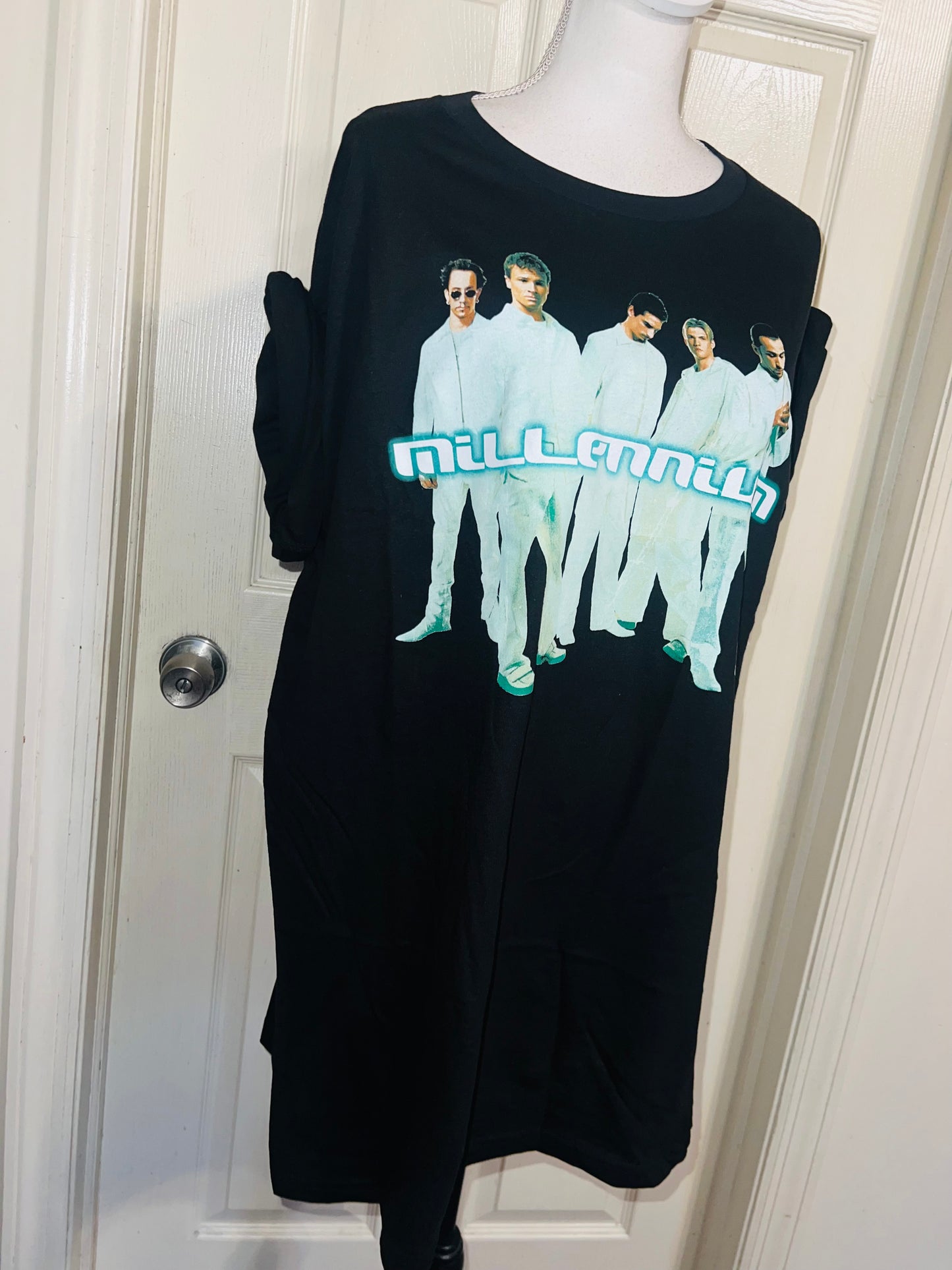 Backstreet Boys Oversized Distressed Tee