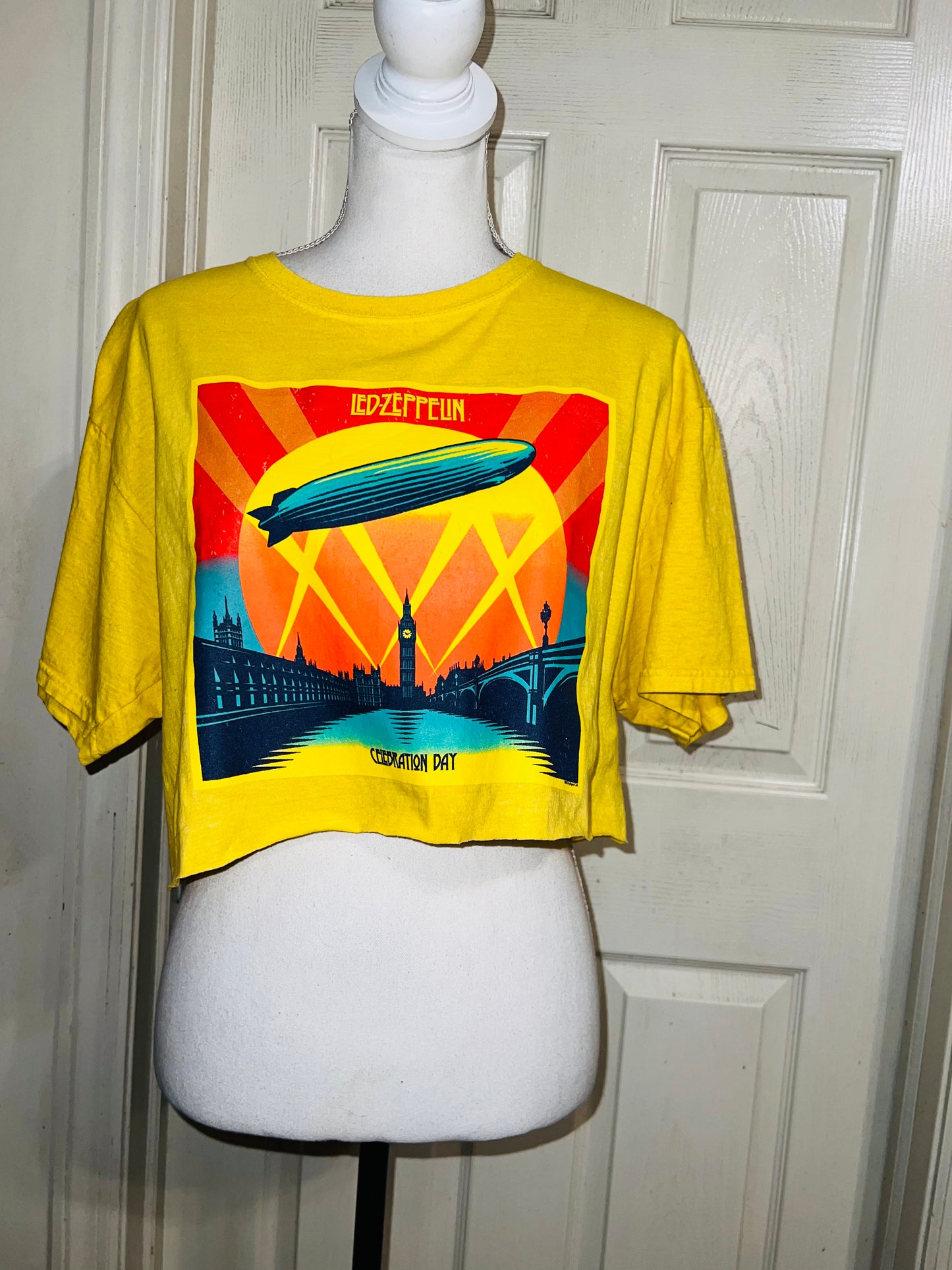 Led Zeppelin Blimp Oversized Distressed Tee