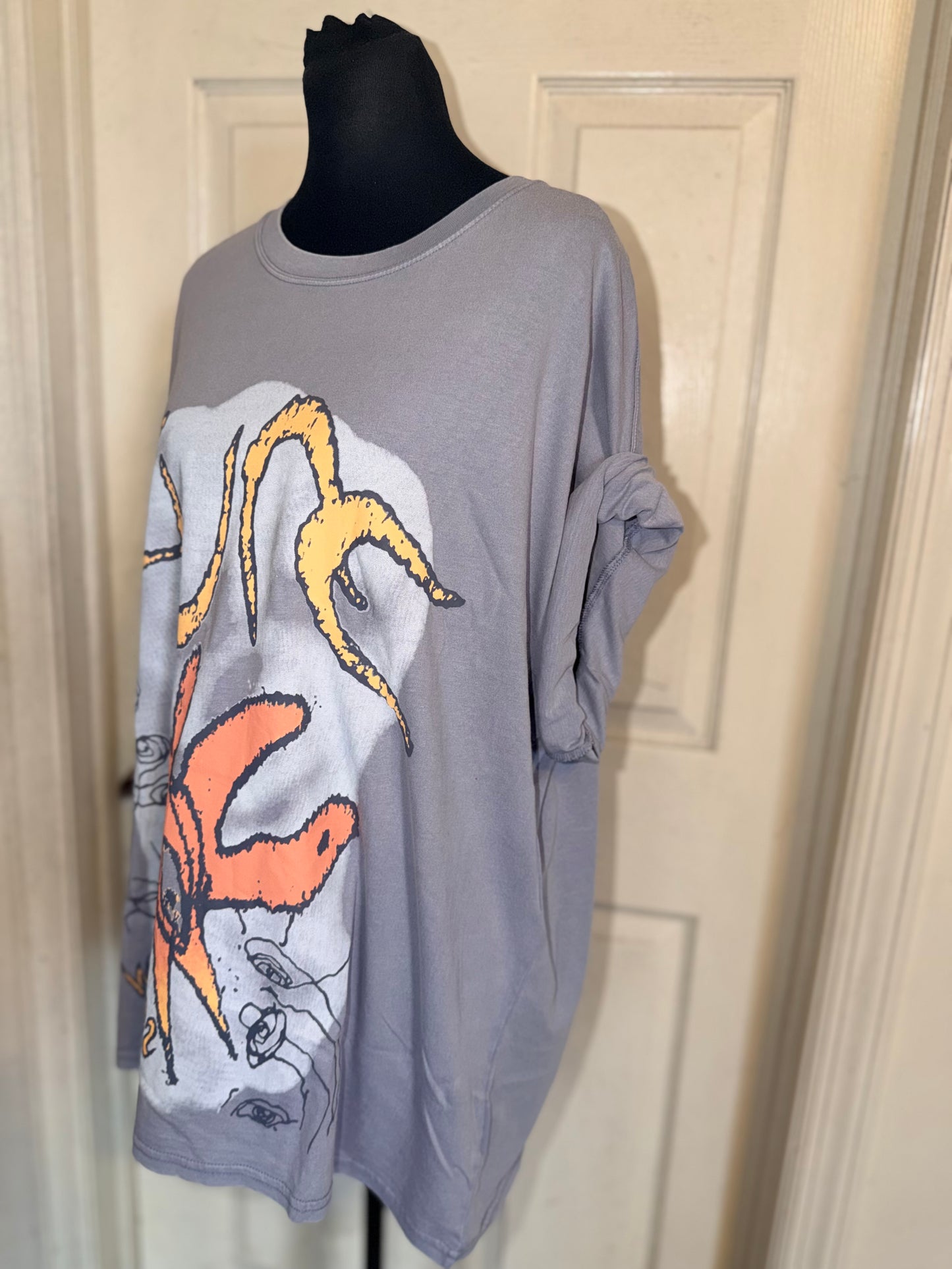 The Cure Oversized Distressed Tee