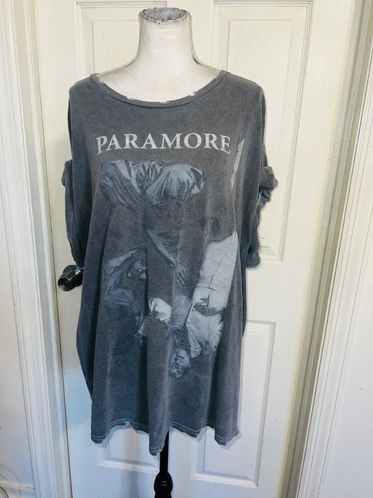 Paramore Oversized Distressed Tee