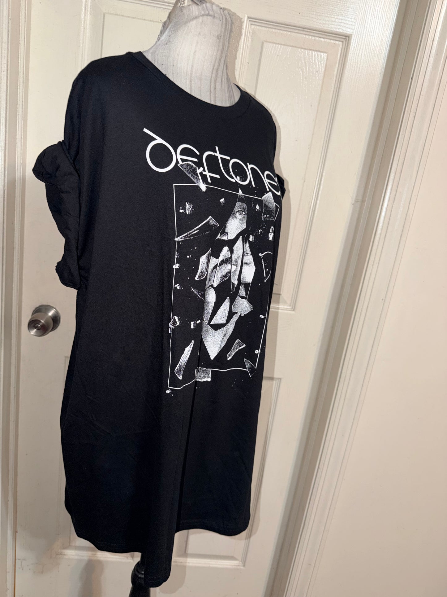 Deftones Oversized Distressed Tee
