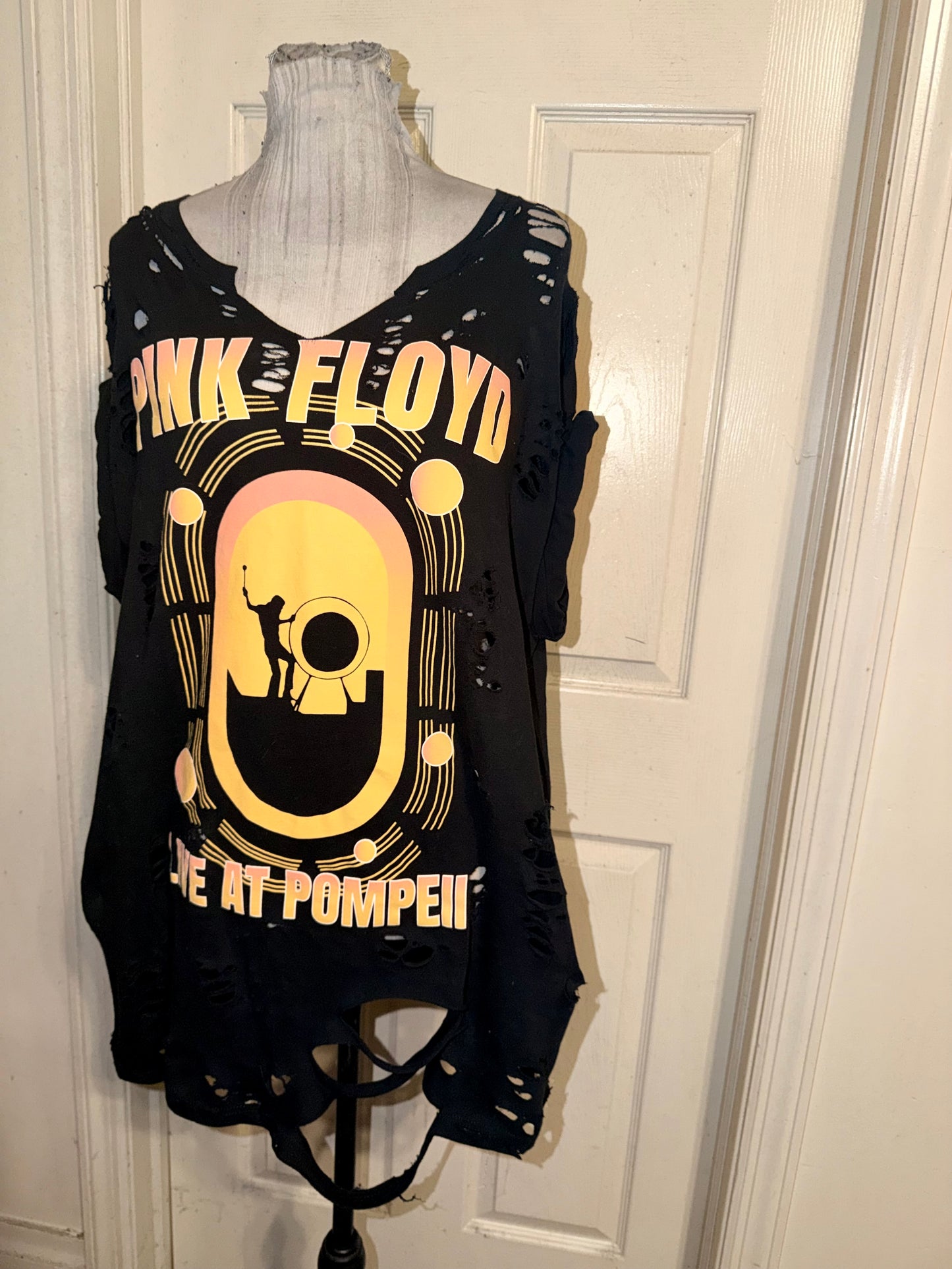 Pink Floyd Oversized Distressed Tee (as is)