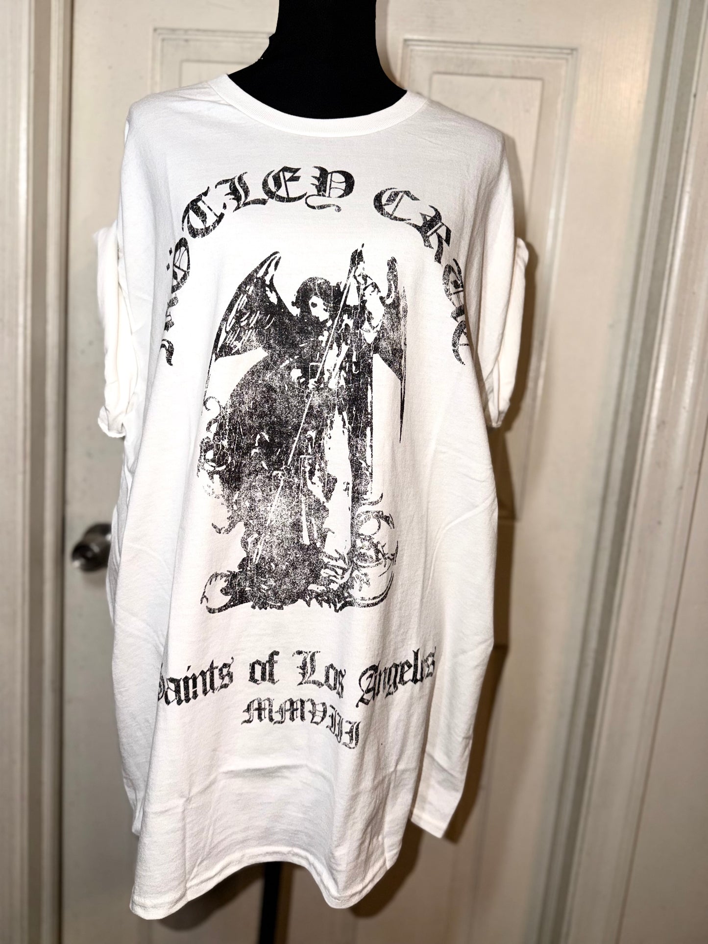 Motley Crue Oversized Distressed Tee