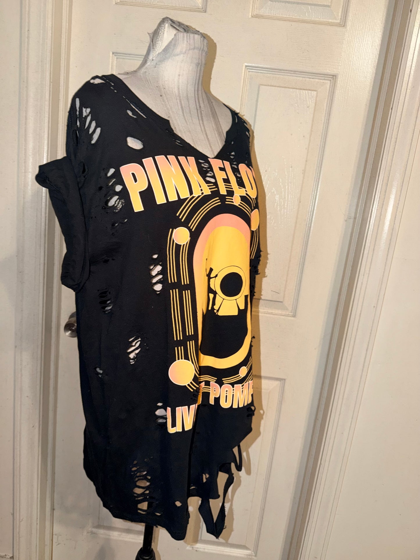 Pink Floyd Oversized Distressed Tee (as is)