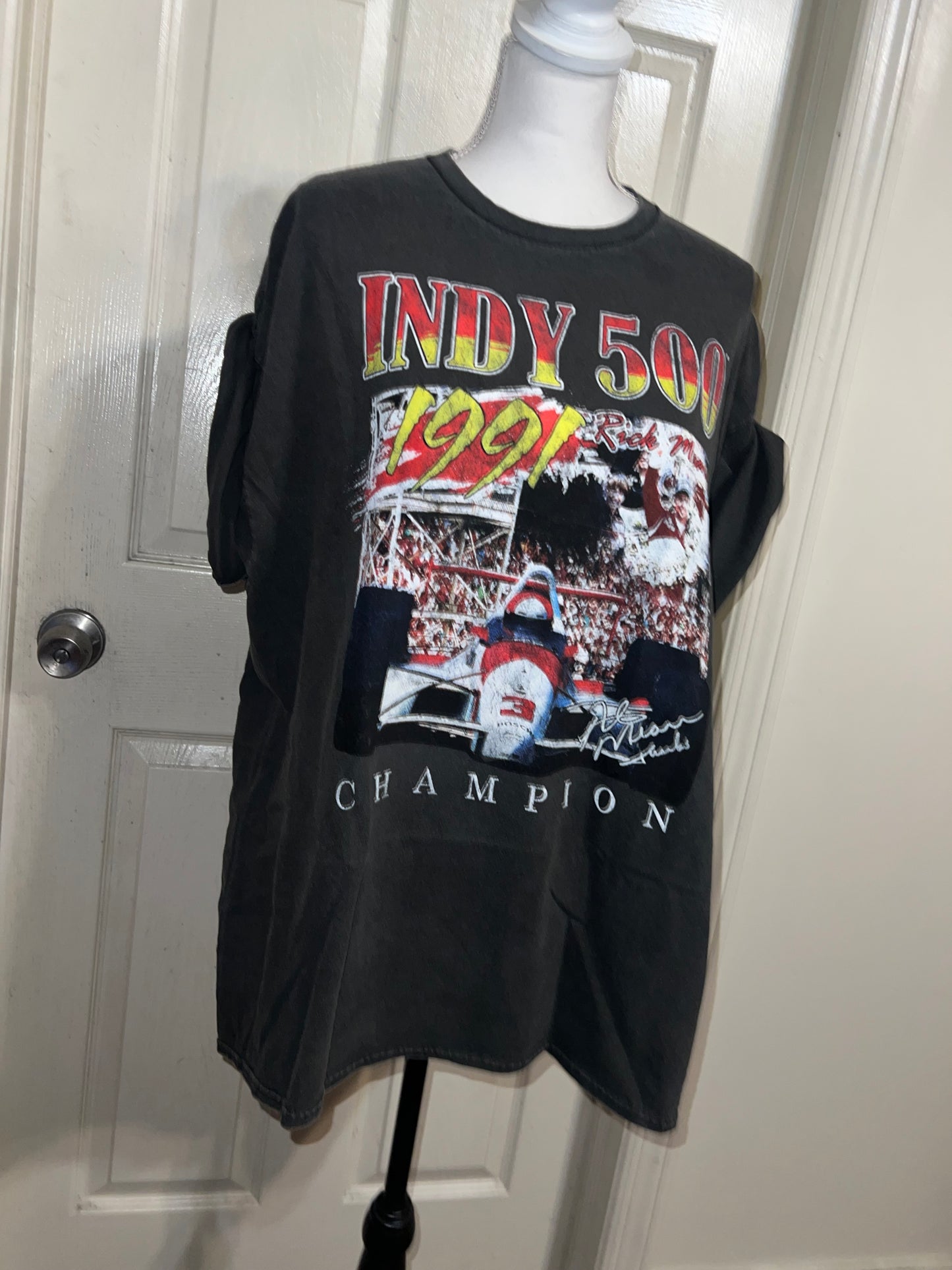 Indy 500 Oversized Distressed Tee