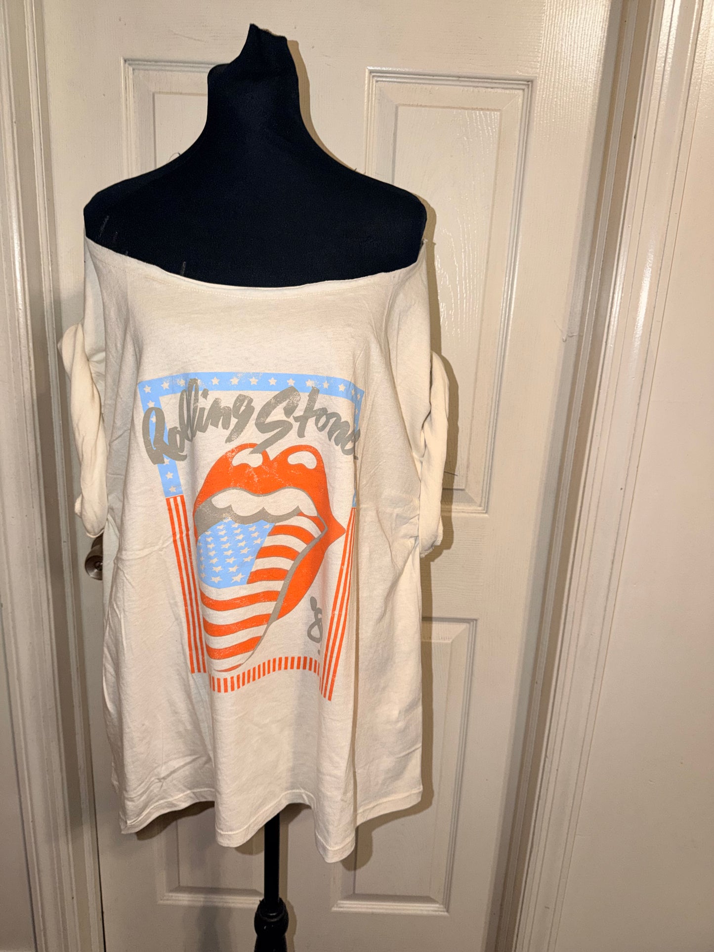 The Rolling Stones OFTS Oversized Distressed Tee