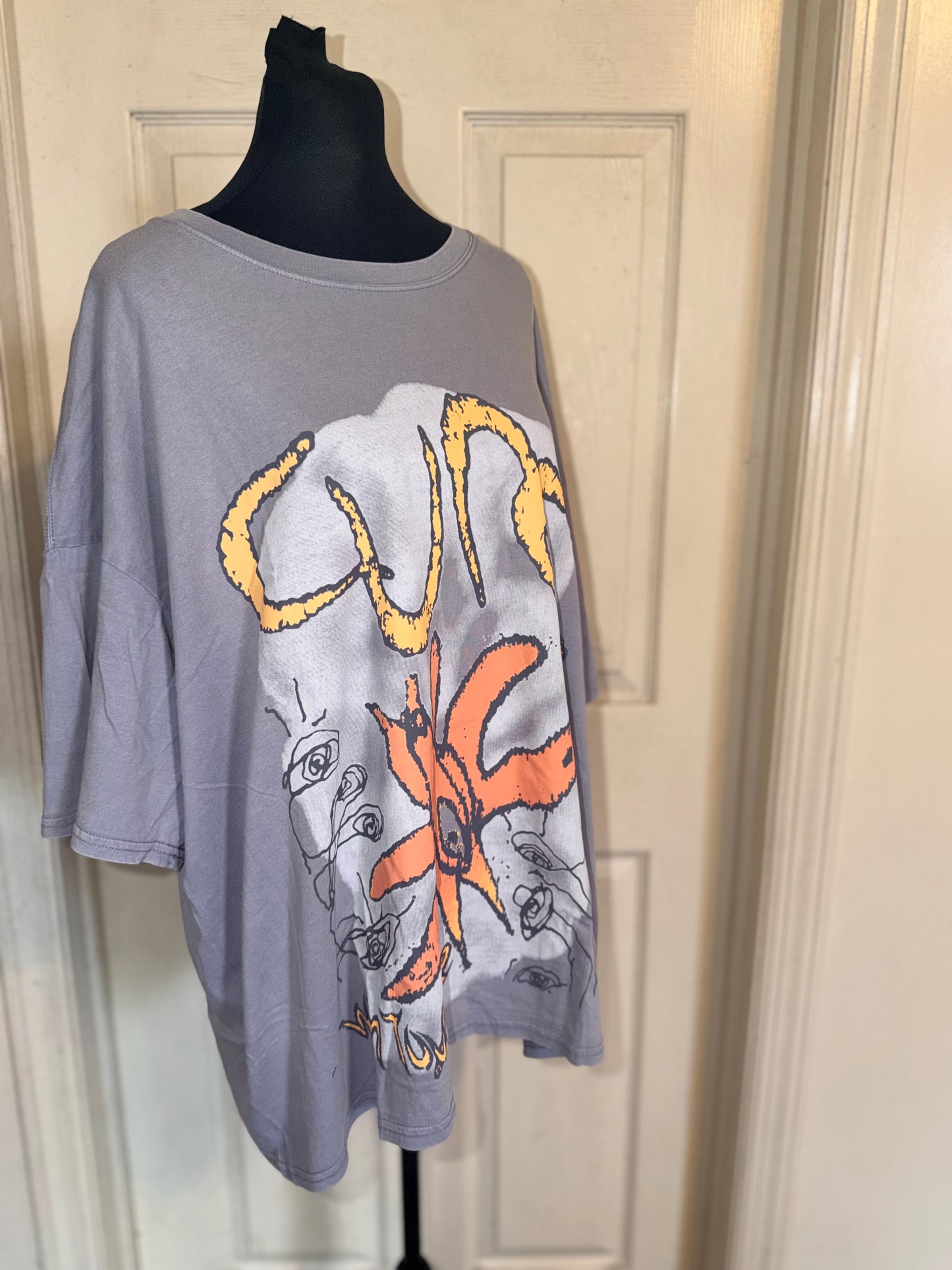 The Cure Oversized Distressed Tee
