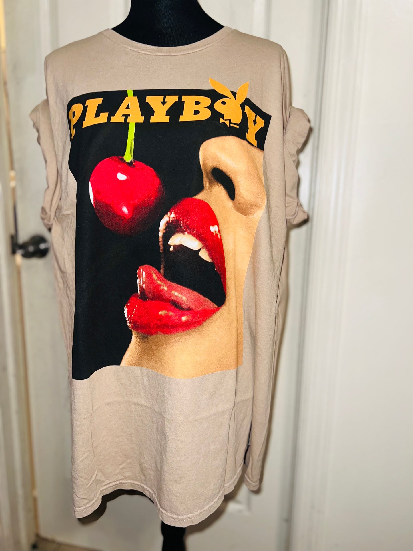 Playboy Vintage Cover Oversized Distressed Tee