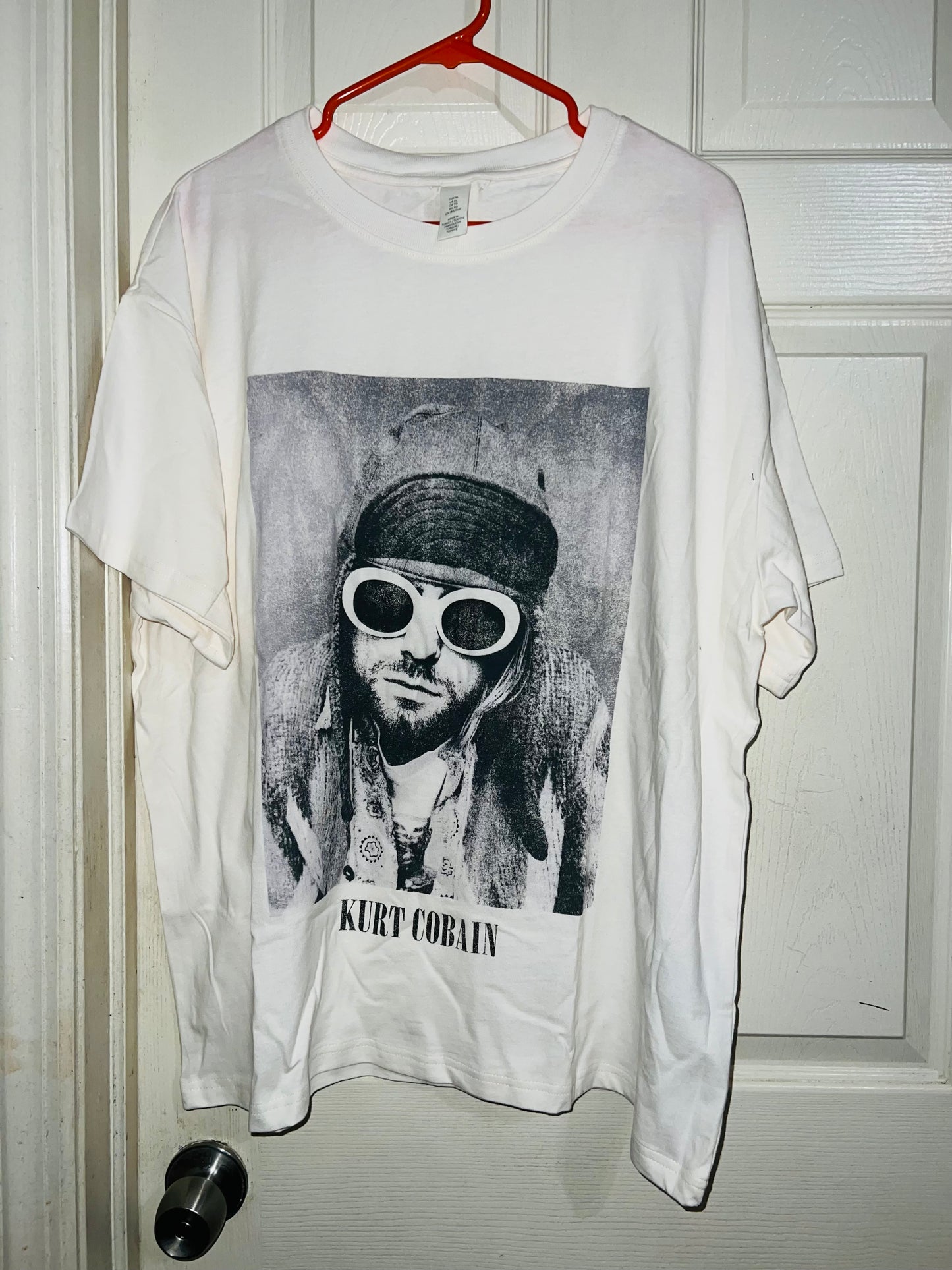 Kurt Cobain Oversized Distressed Tee