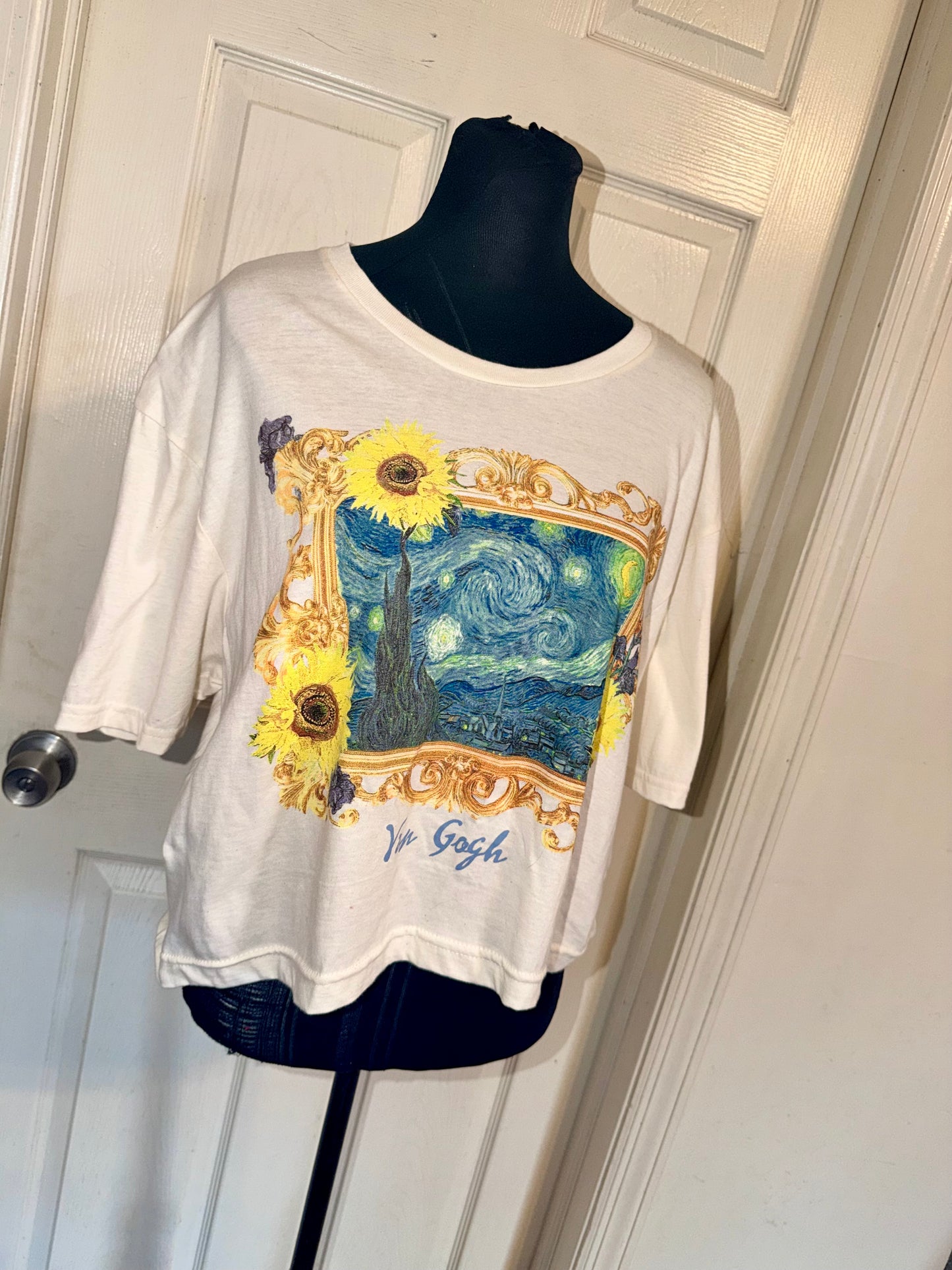 Vincent Van Gogh Cropped Tee