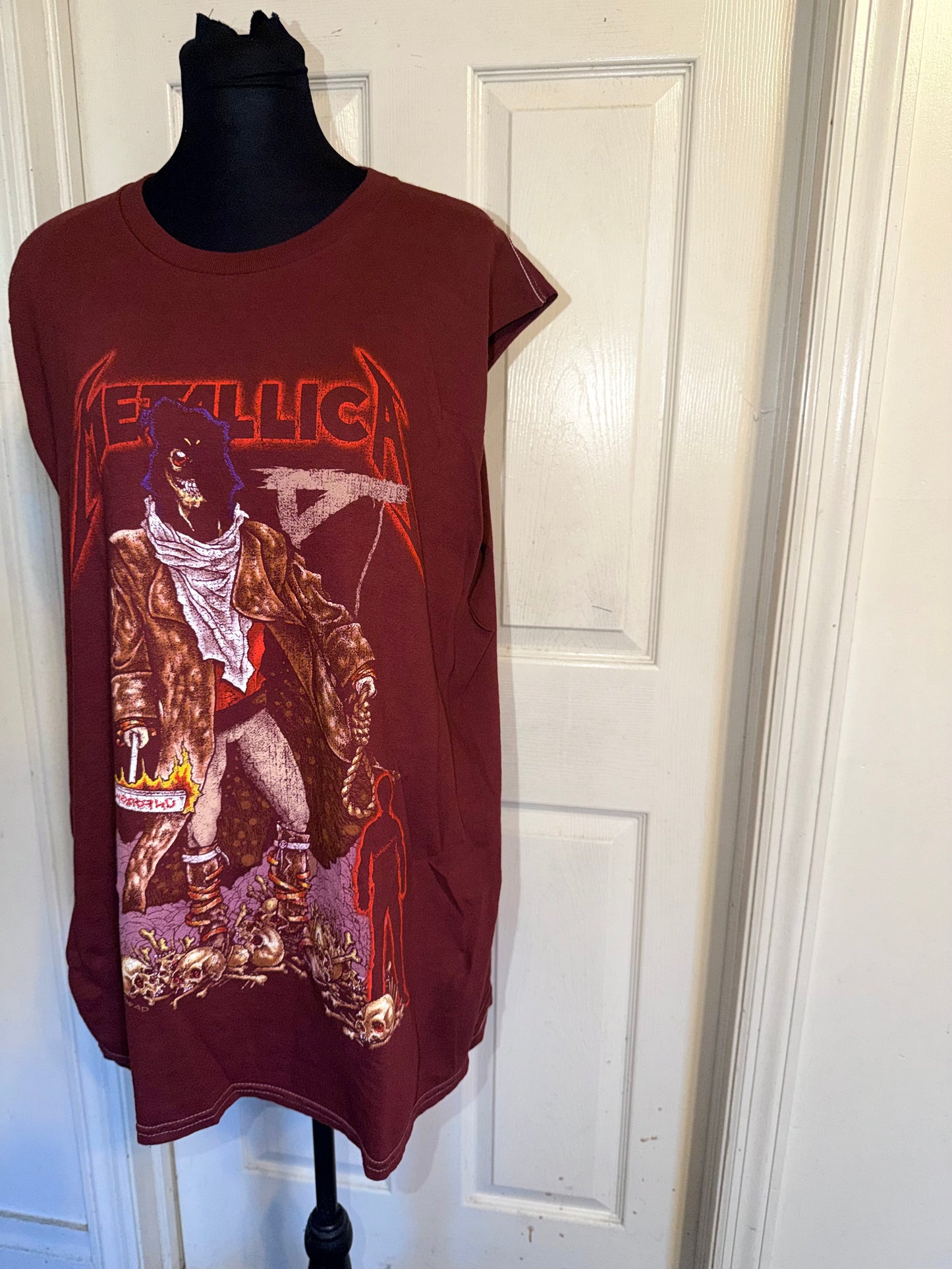 Metallica Oversized Double Sided Tann