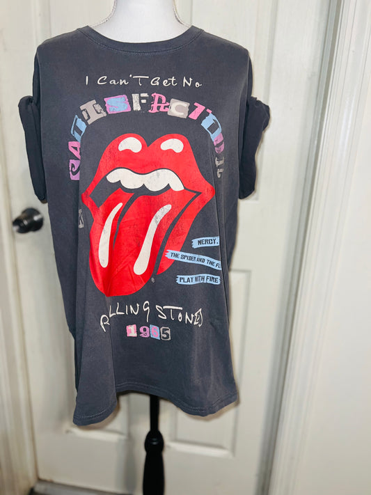 The Rolling Stones Oversized Distressed Tee