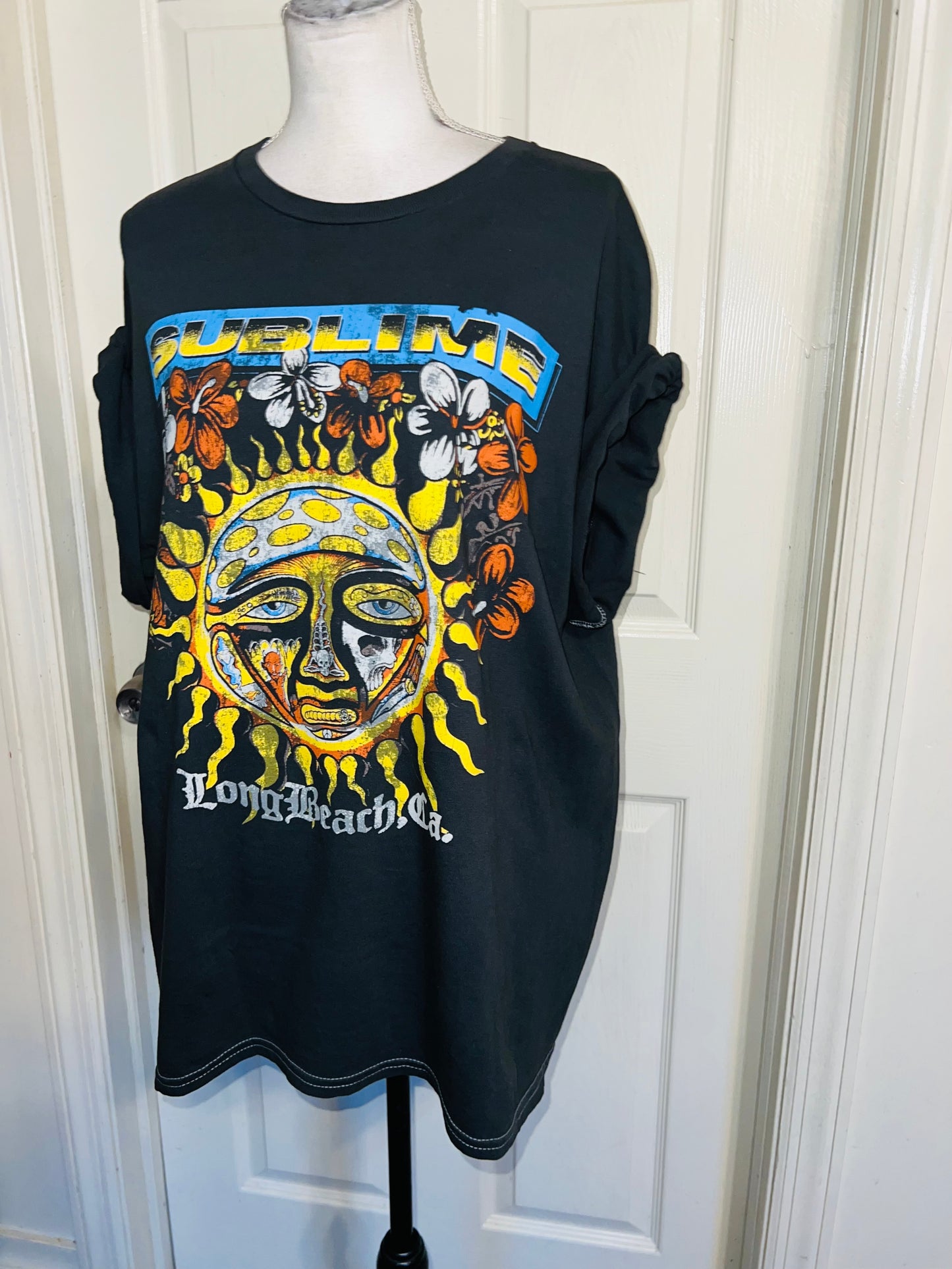 Sublime Double Sided Oversized Distressed Tee