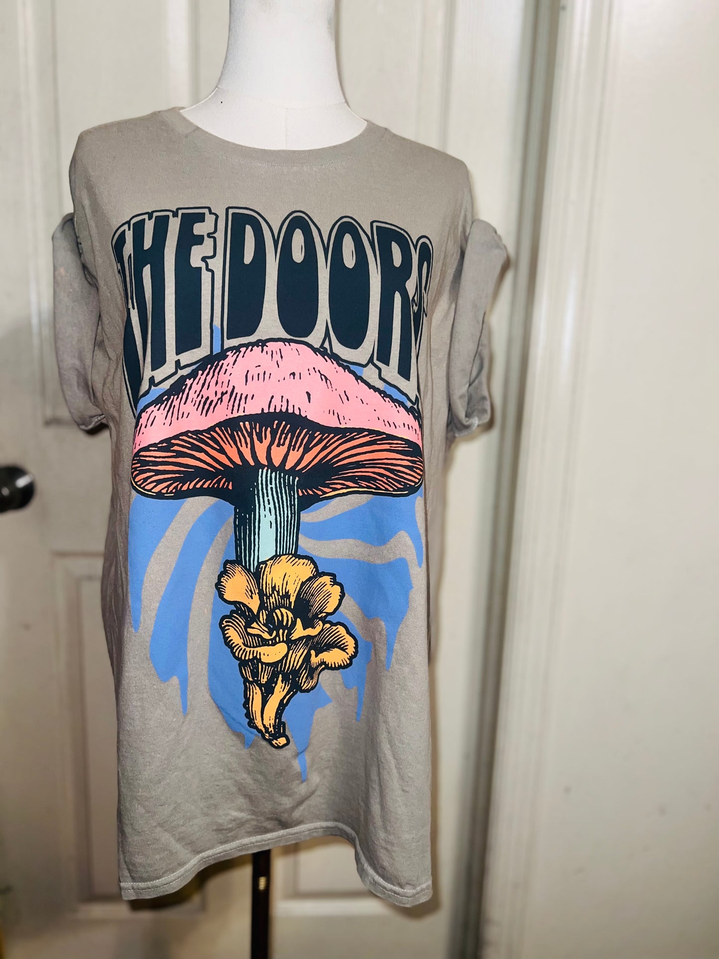 The Doors Double Sided Oversized Distressed Tee