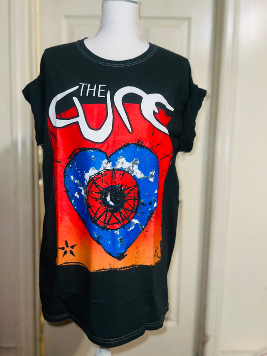 The Cure Oversized Distressed Tee