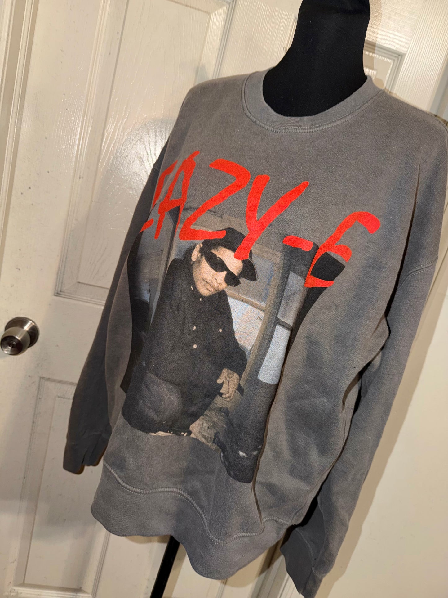 Eazy-E Oversized Distressed Sweatshirt