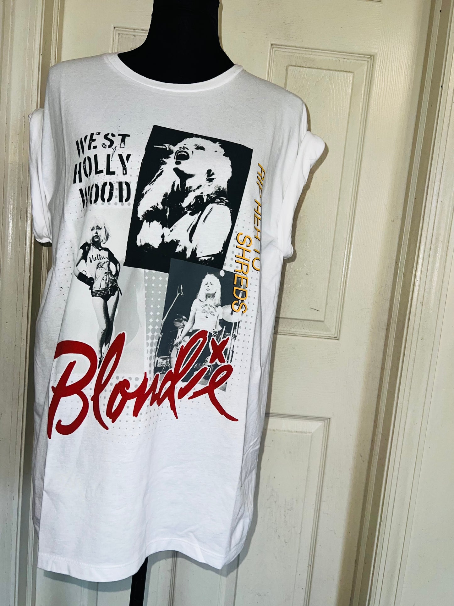 Blondie Oversized Distressed Tee