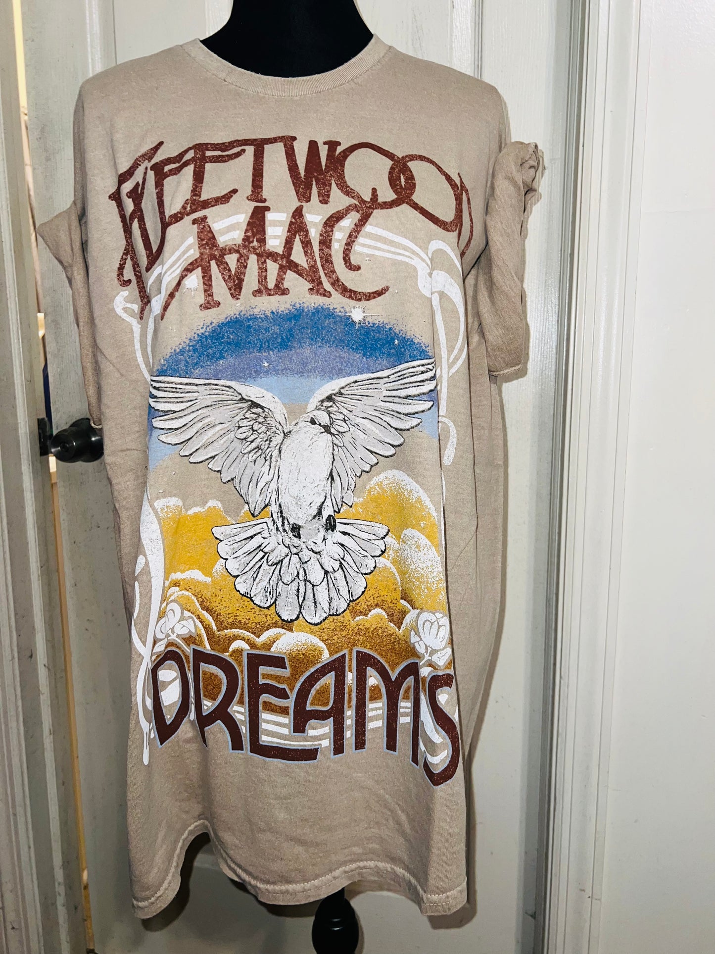 Fleetwood Mac Oversized Distressed Tee