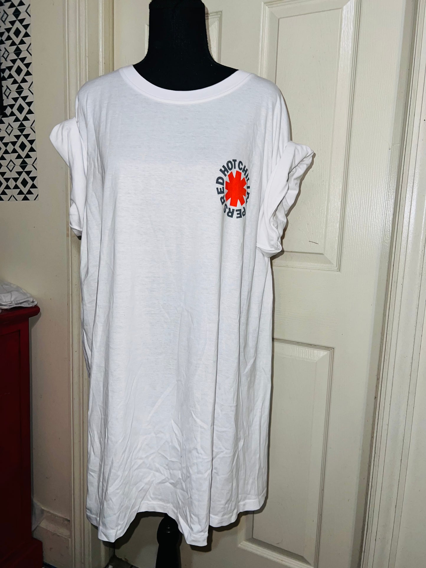 Red Hot Chili Peppers Double Sided Oversized Tee