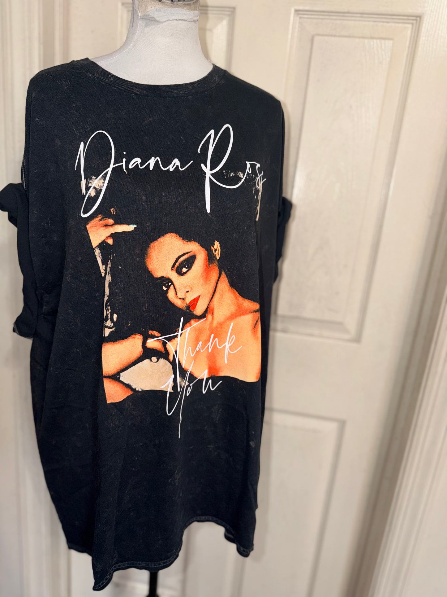 Diana Ross Oversized Distressed Tee