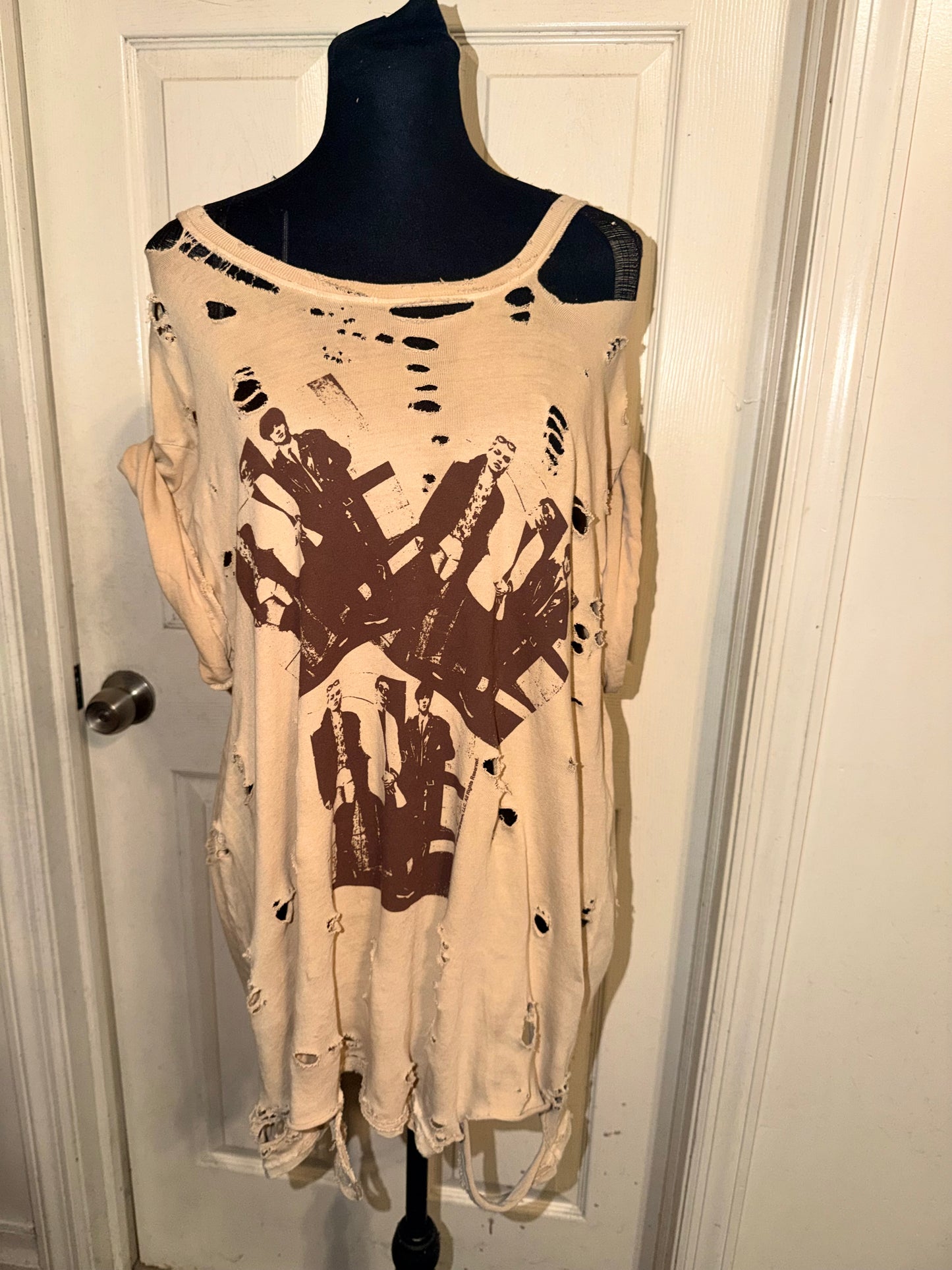 Blondie Double Sided Oversized Distressed Tee (as is)
