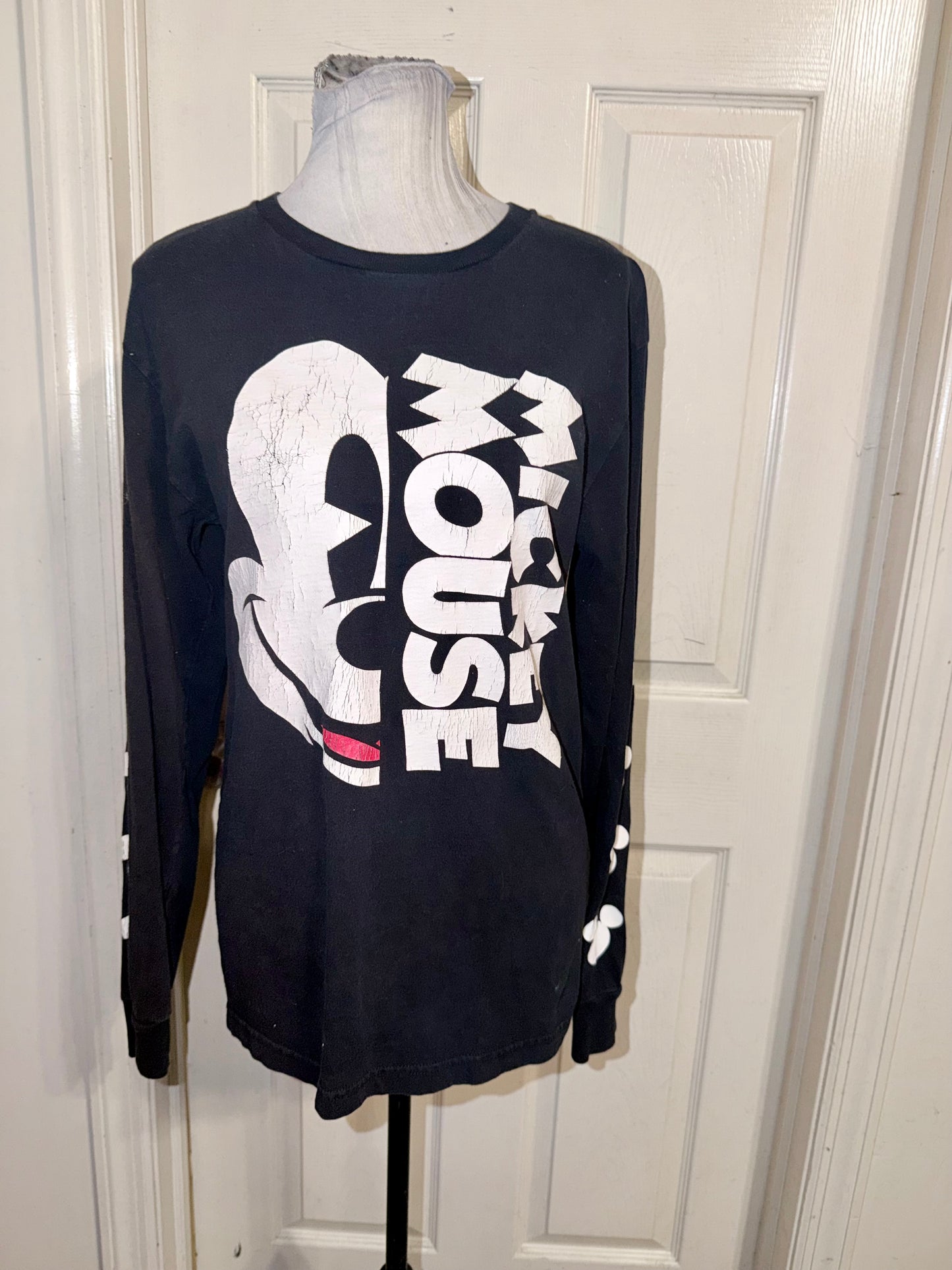 Mickey Mouse Vintage Oversized Long Sleeve Tee