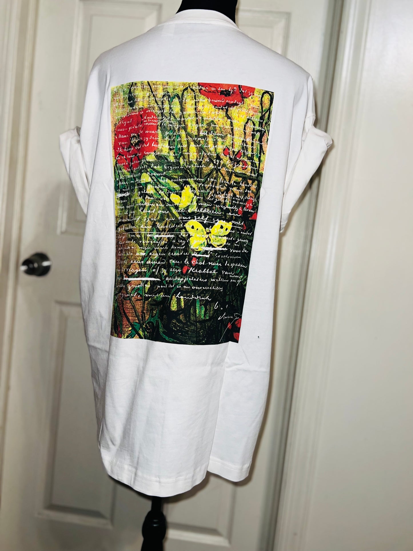 Vincent Van Gogh Double Sided Distressed Tee