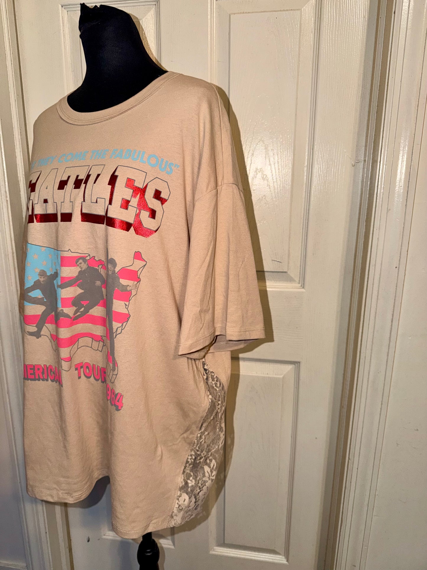 The Beatles Lace Oversized Tee