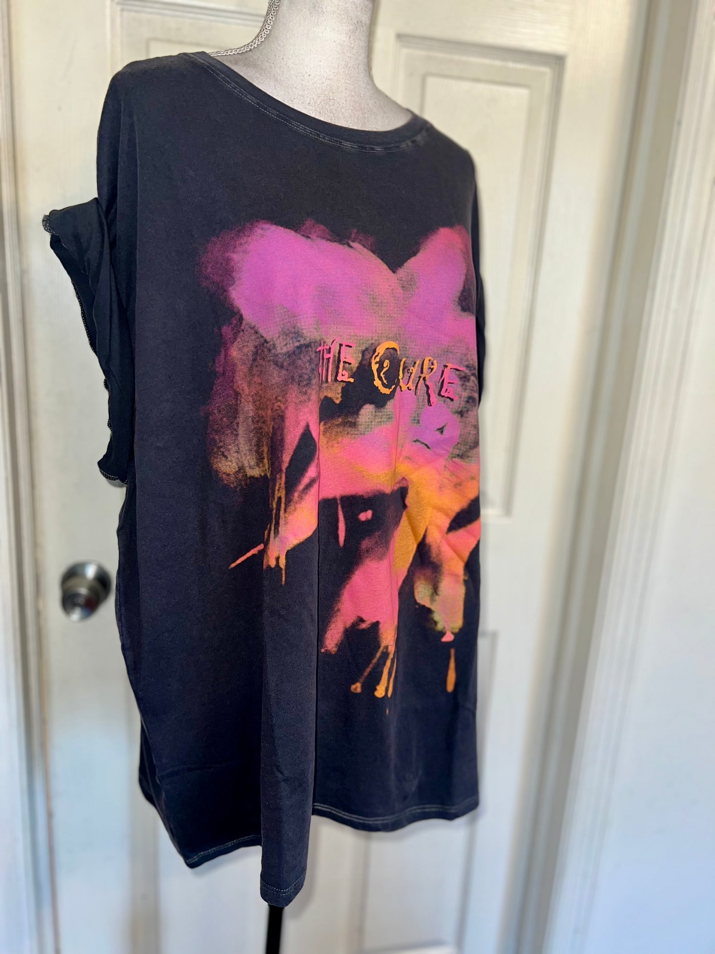 The Cure Oversized Distressed Tee
