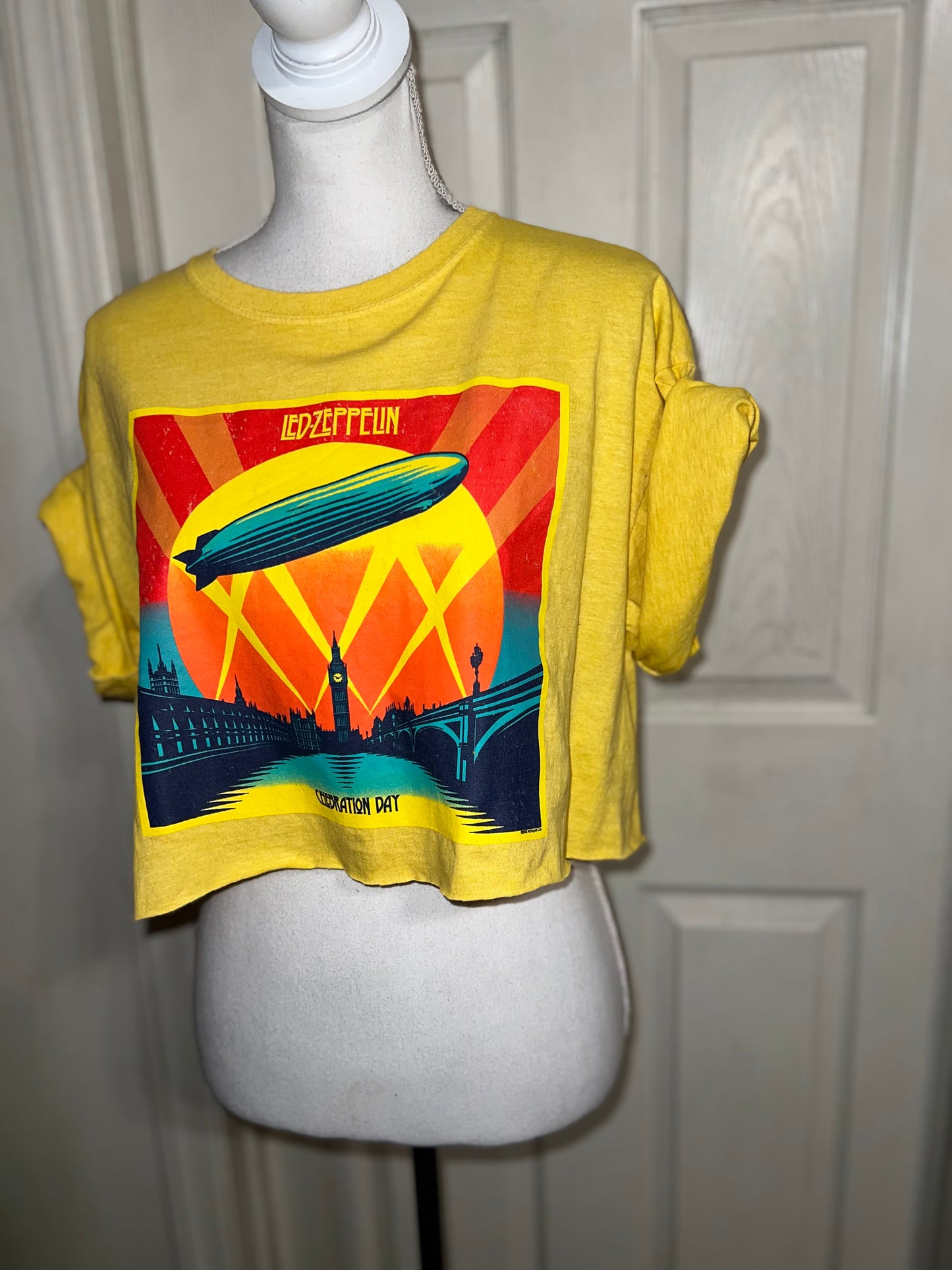 Led Zeppelin Blimp Oversized Distressed Tee